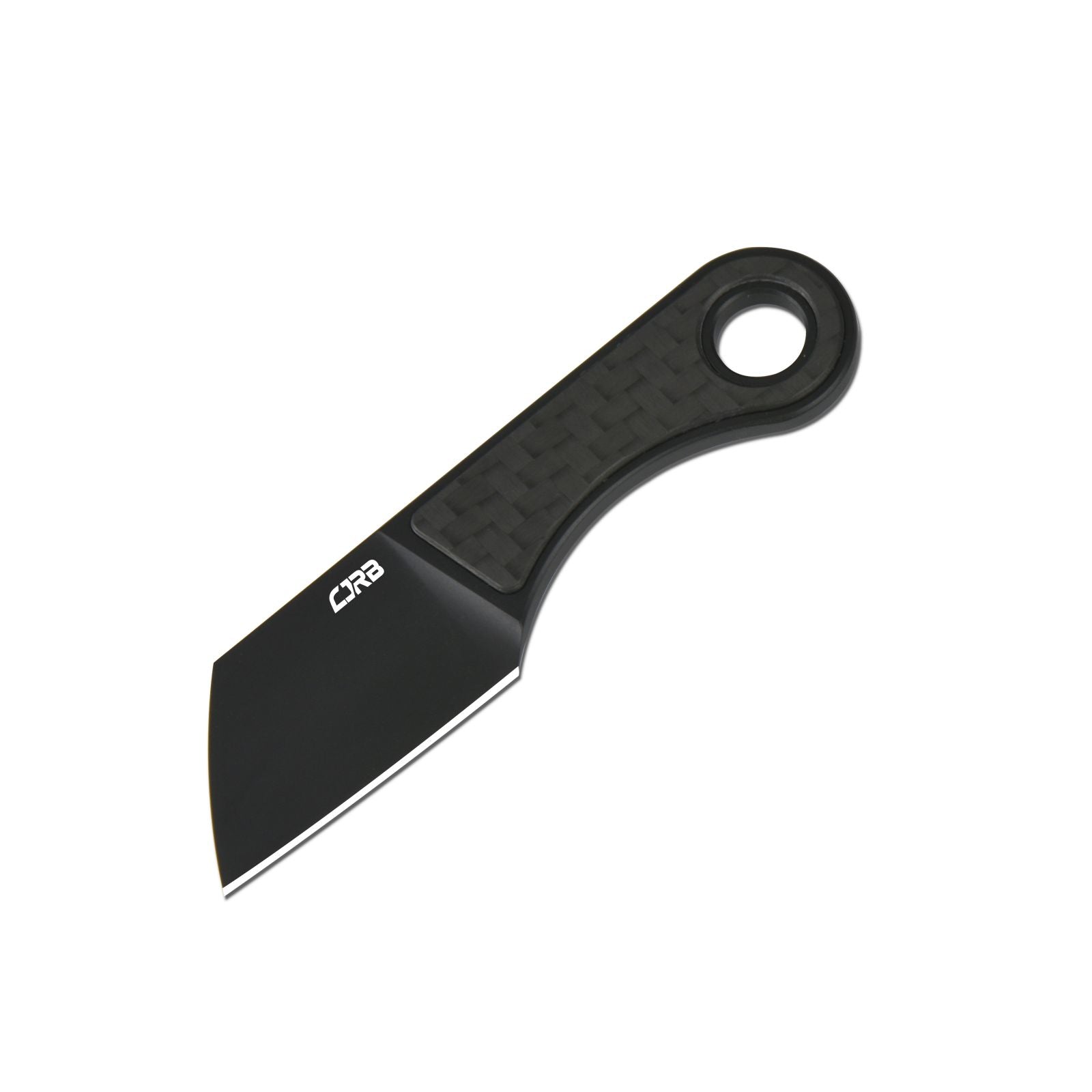 CJRB Chip J1939-BCF fixed blade knife with AR-RPM9 black PVD blade