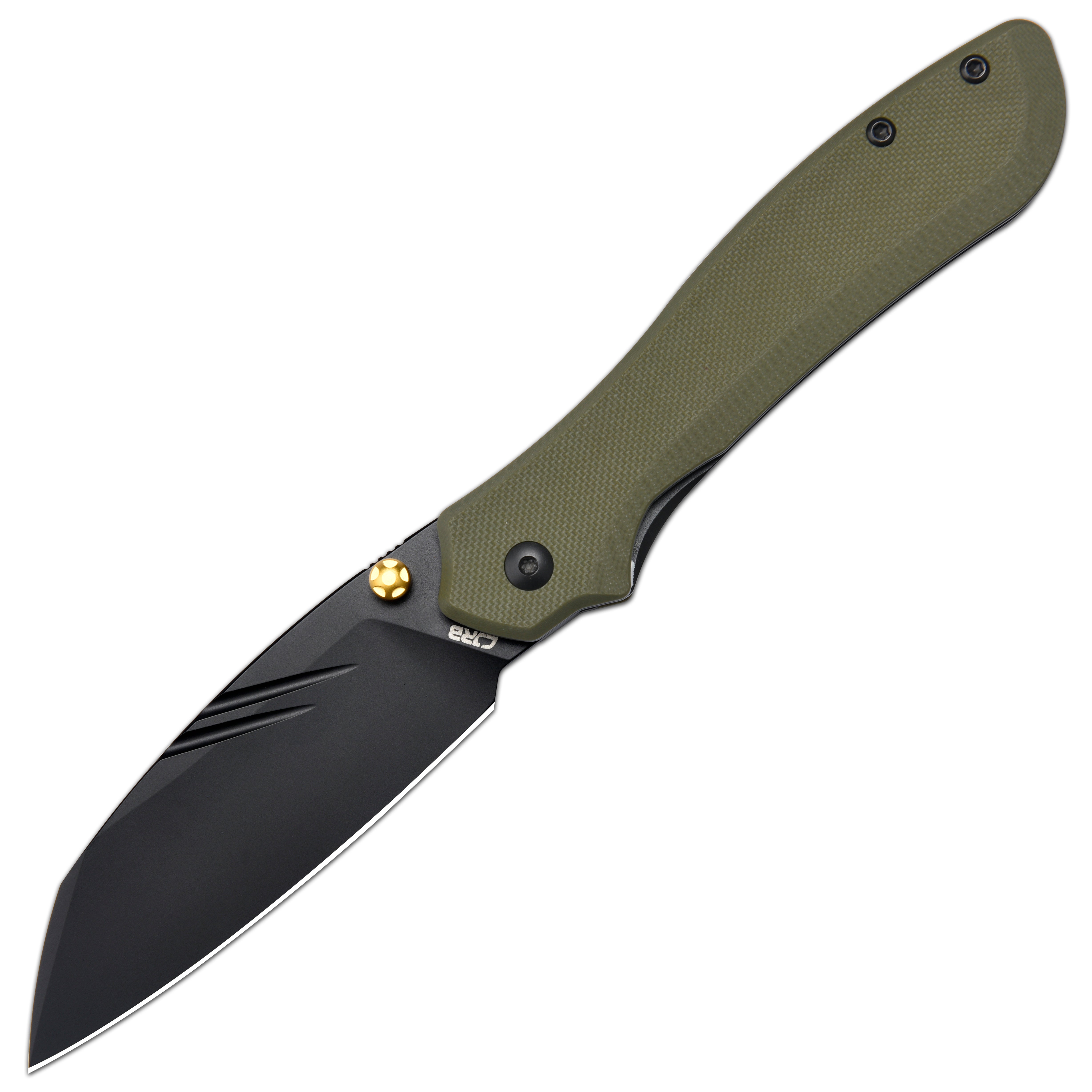 CJRB Fugly J1957 folding knife with black PVD AR-RPM9 blade