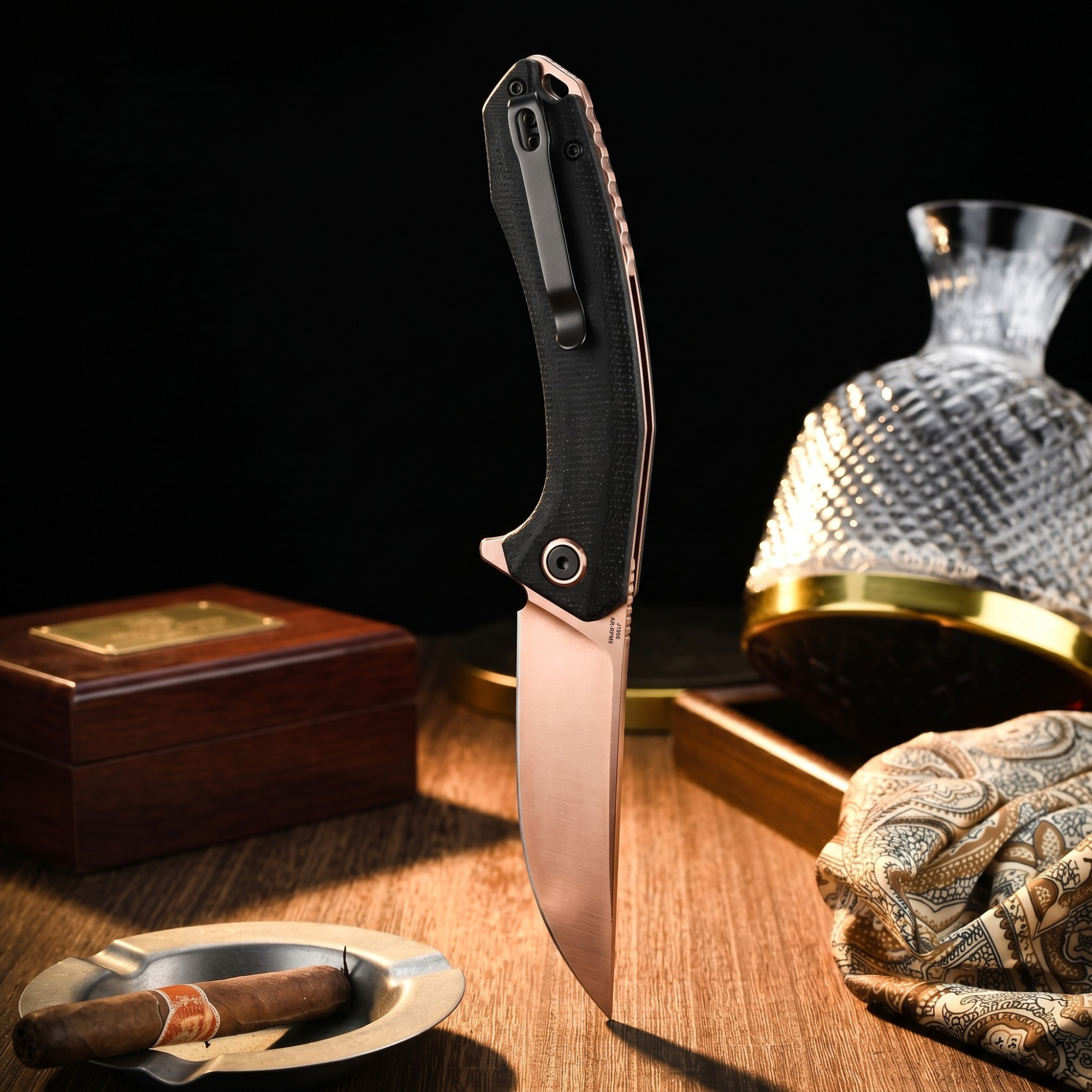 CJRB Gobi J1906-RBK blade detail