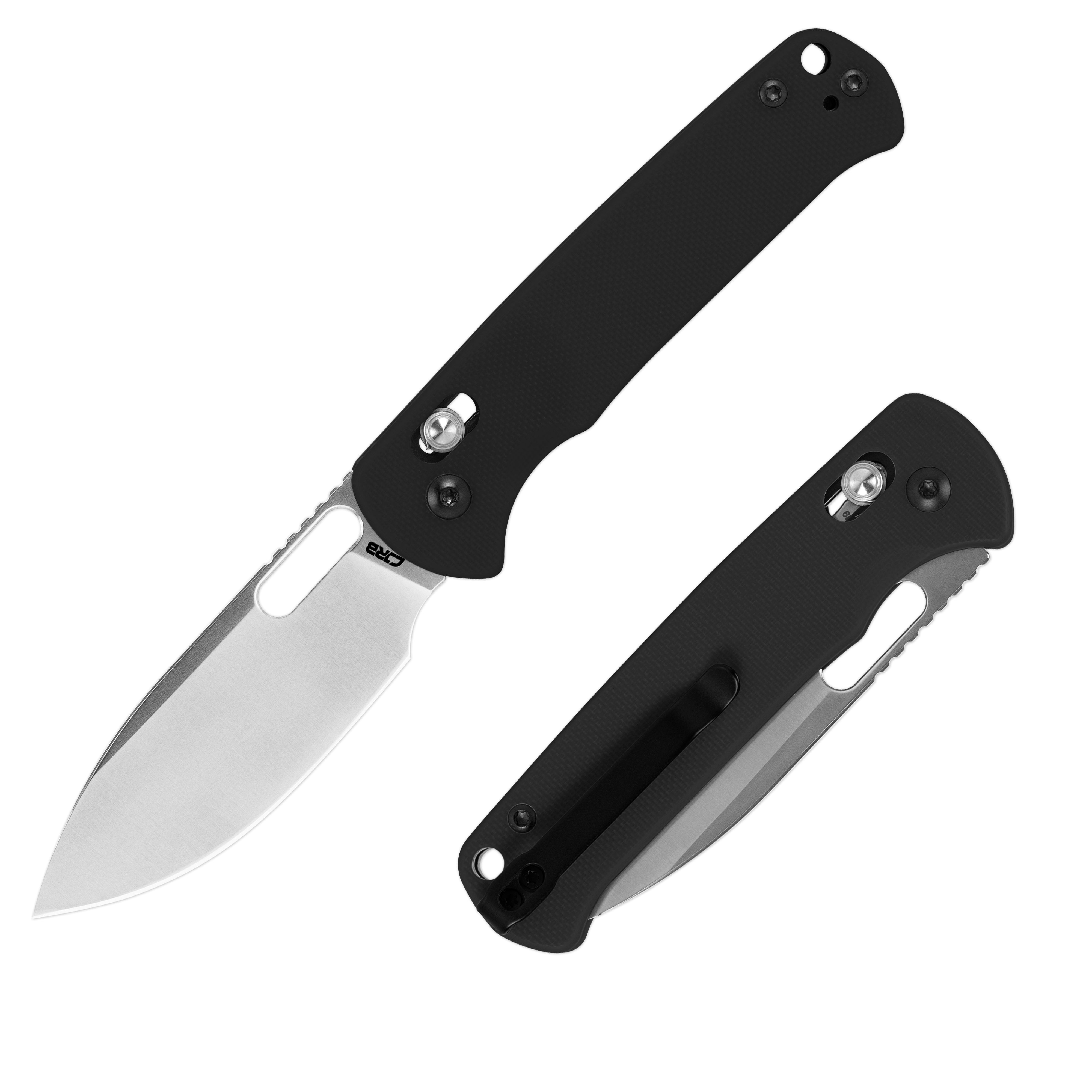 CJRB Hectare J1935-BK folding knife with black G10 handle