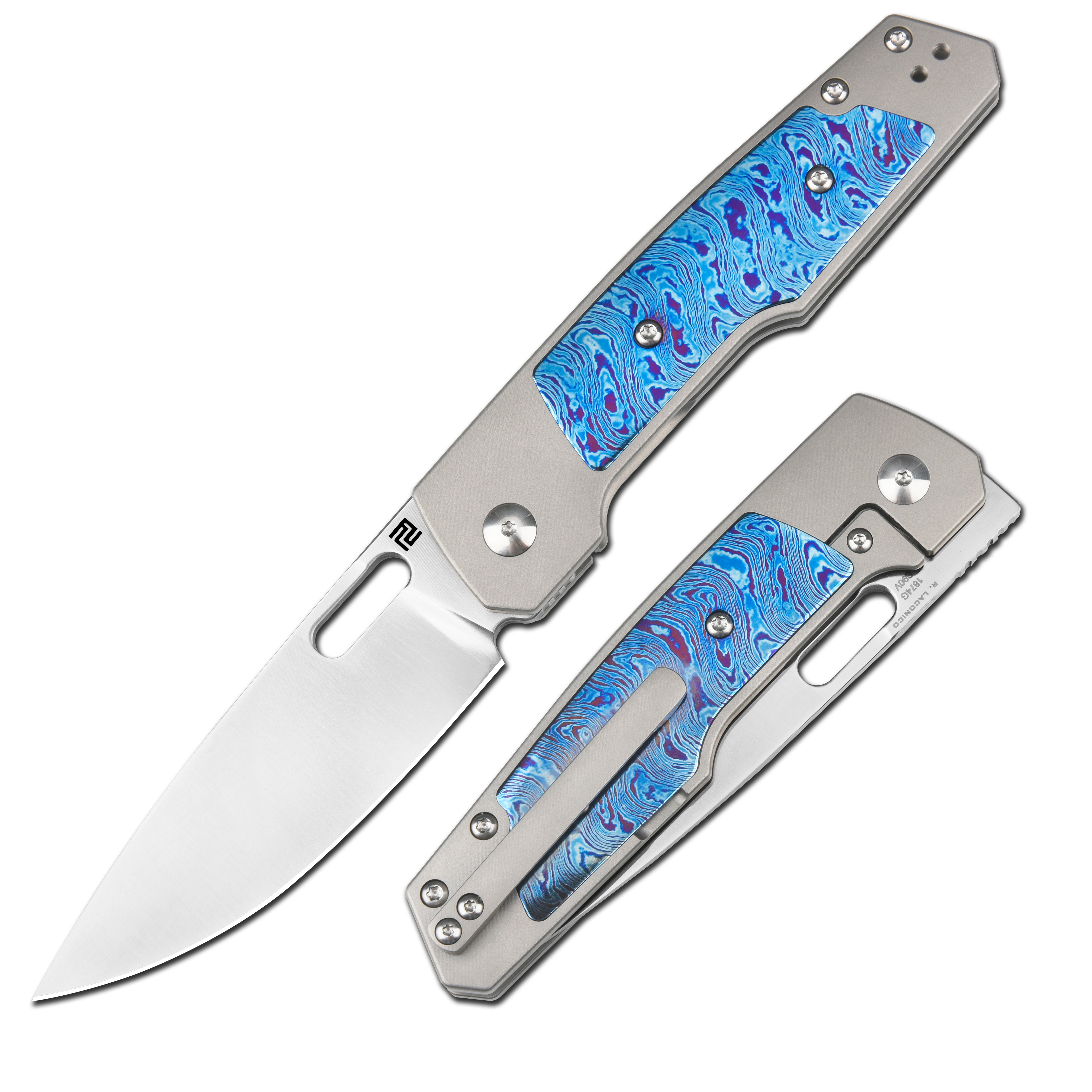 Building the Gambit: Queen's folding knife with handle