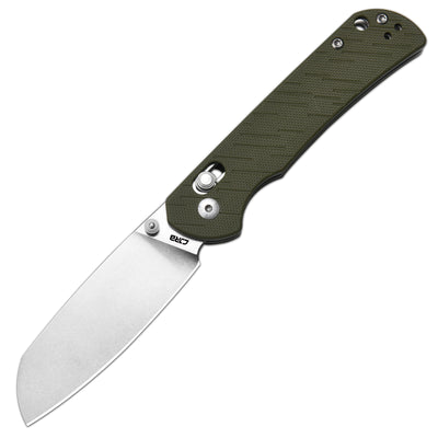 CJRB Lyrid J1953-GN folding knife with AR-RPM9 stone wash blade