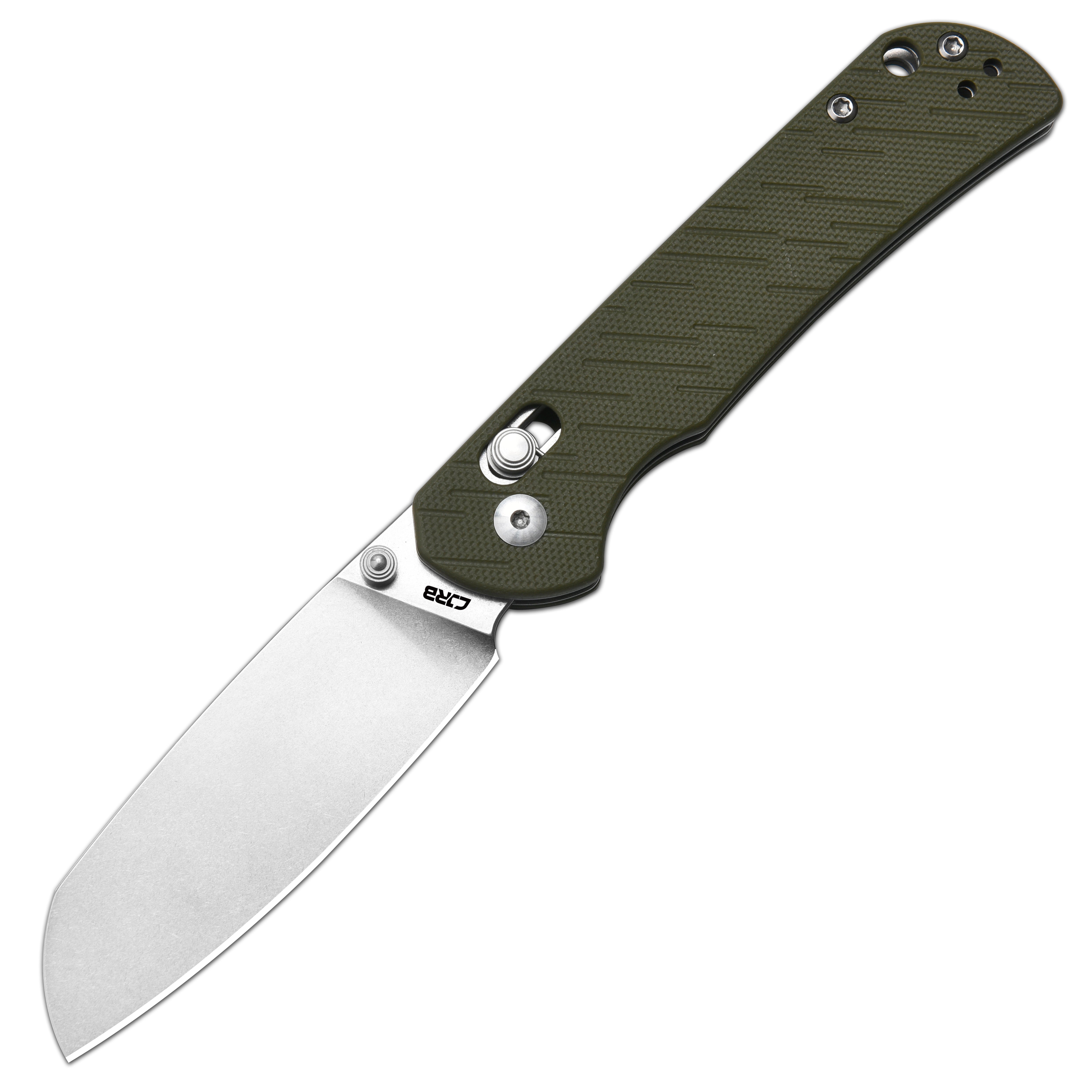 CJRB Lyrid J1953-GN folding knife with AR-RPM9 stone wash blade