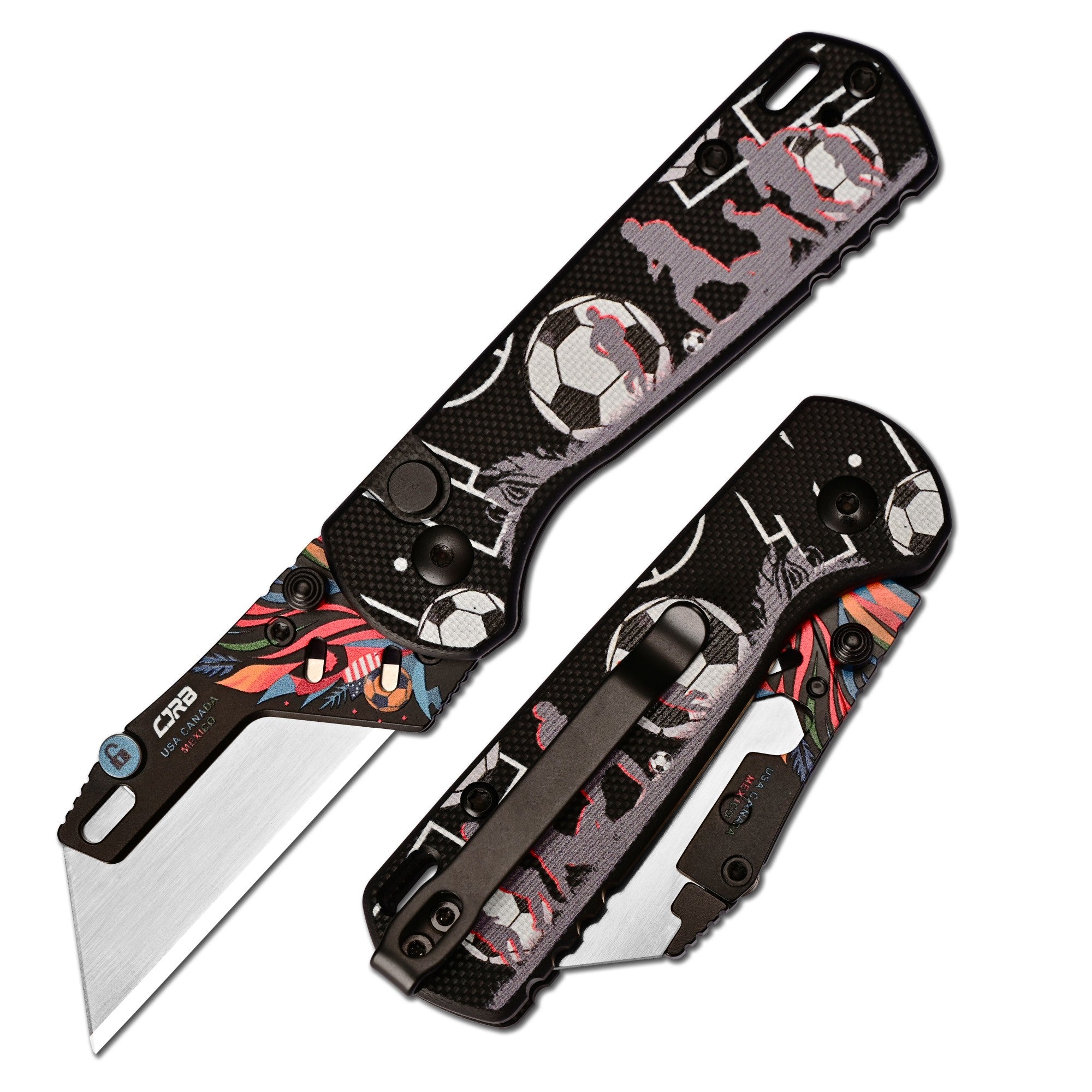 CJRB Boxer J1967-BWC utility knife with black G10 handle