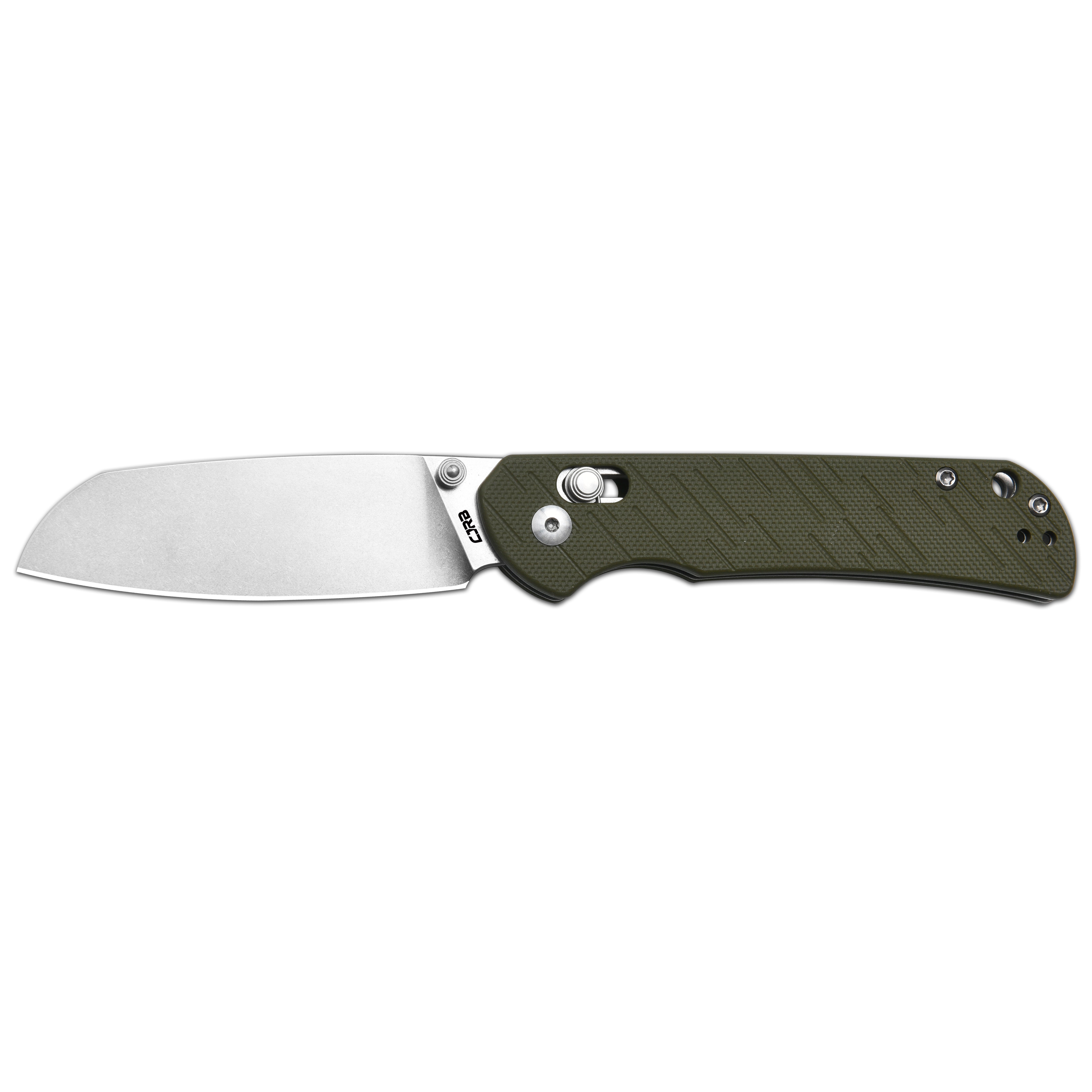 CJRB Lyrid J1953-GN folding knife side view