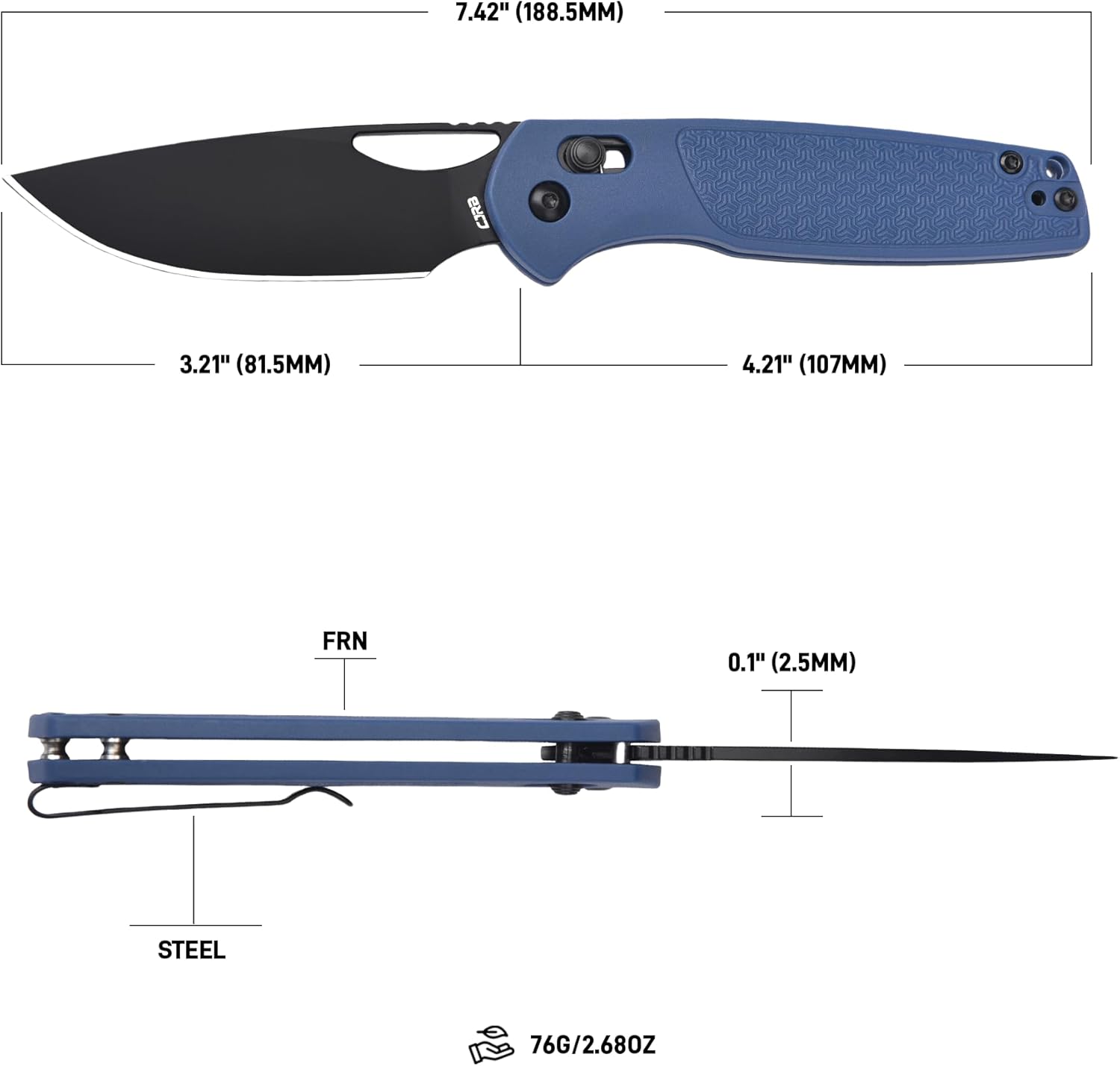 CJRB Acacia J1952 blade profile