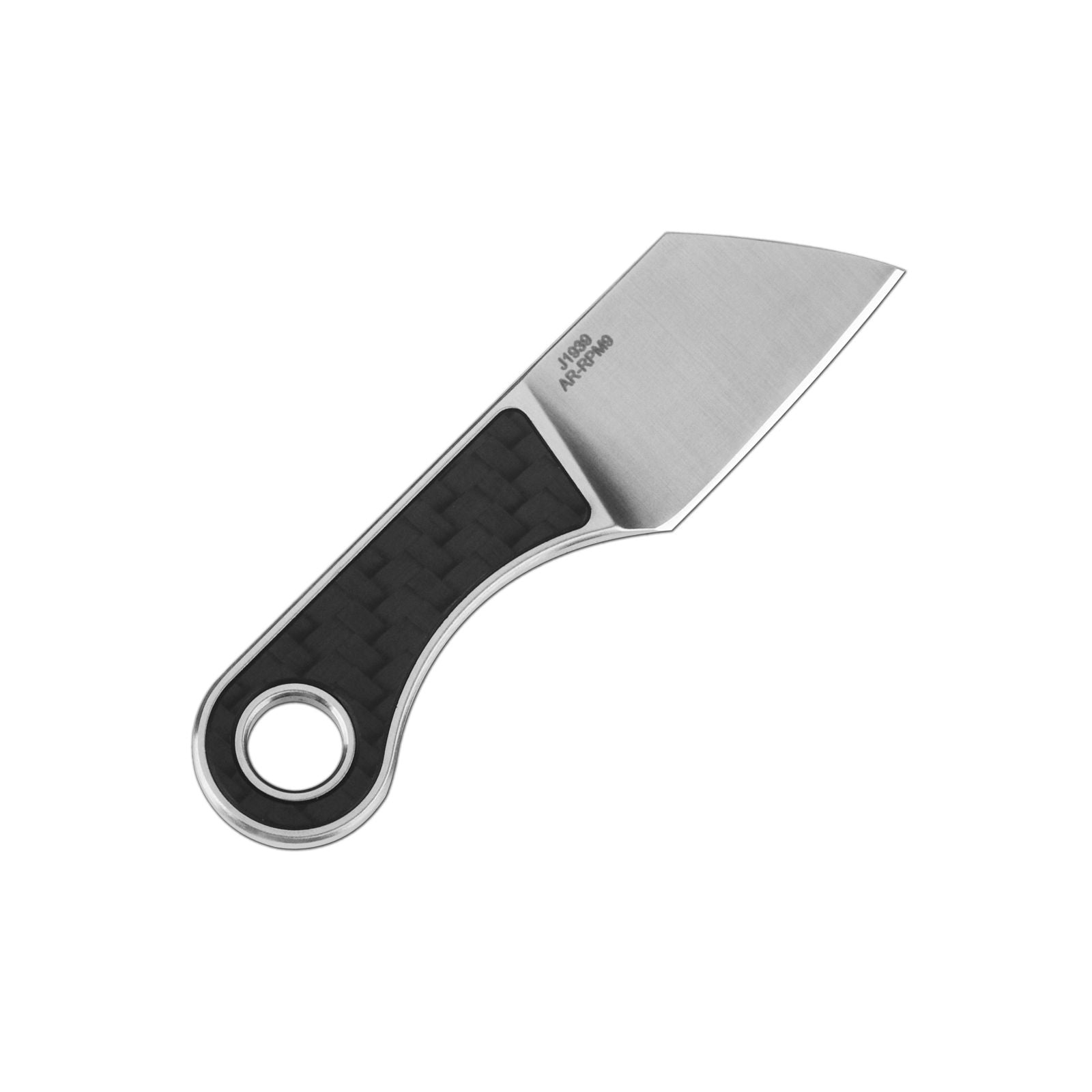 CJRB Chip J1939-CF fixed blade knife with carbon fiber handle