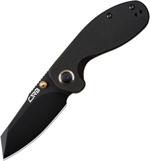 CJRB Maileah J1918 folding knife with black PVD AR-RPM9 blade