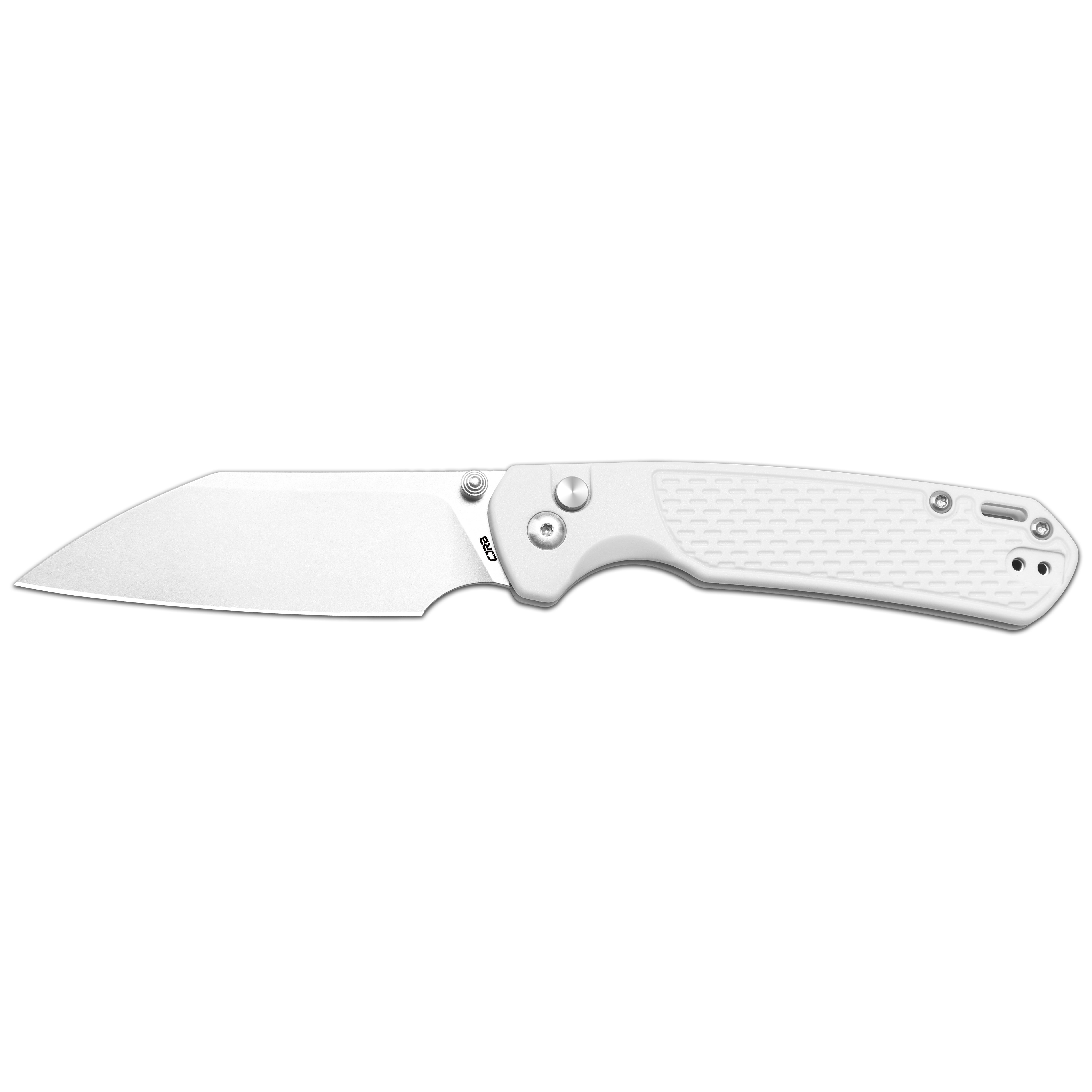 CJRB Pyrite-Light J1945 CPM S90V Steel Light Grey FRN Handle Folding Knives