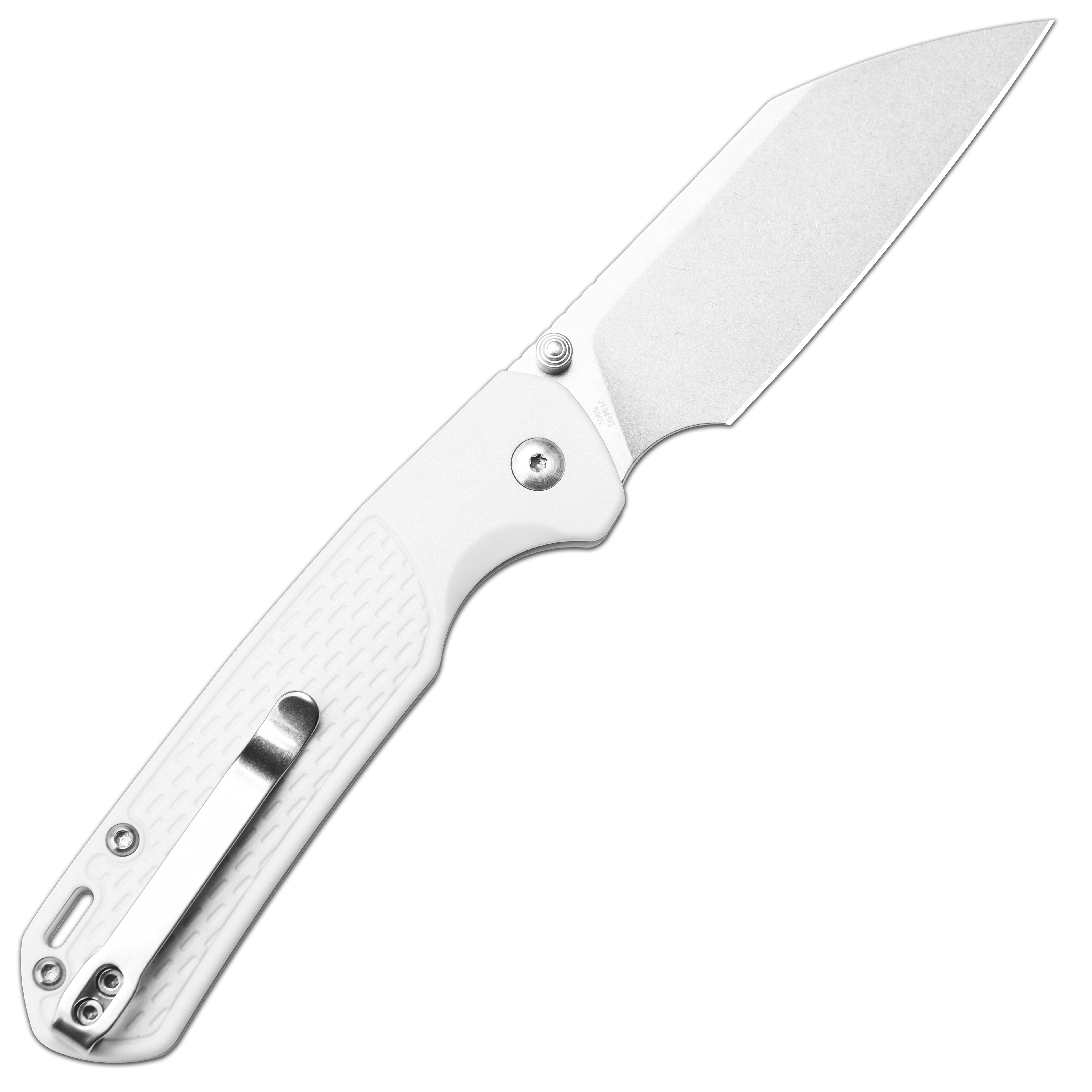 CJRB Pyrite Light J1945 folding knife detail view