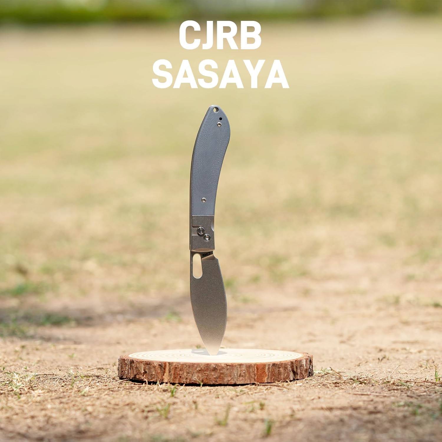 CJRB Sasaya J1959-GY folding knife side view