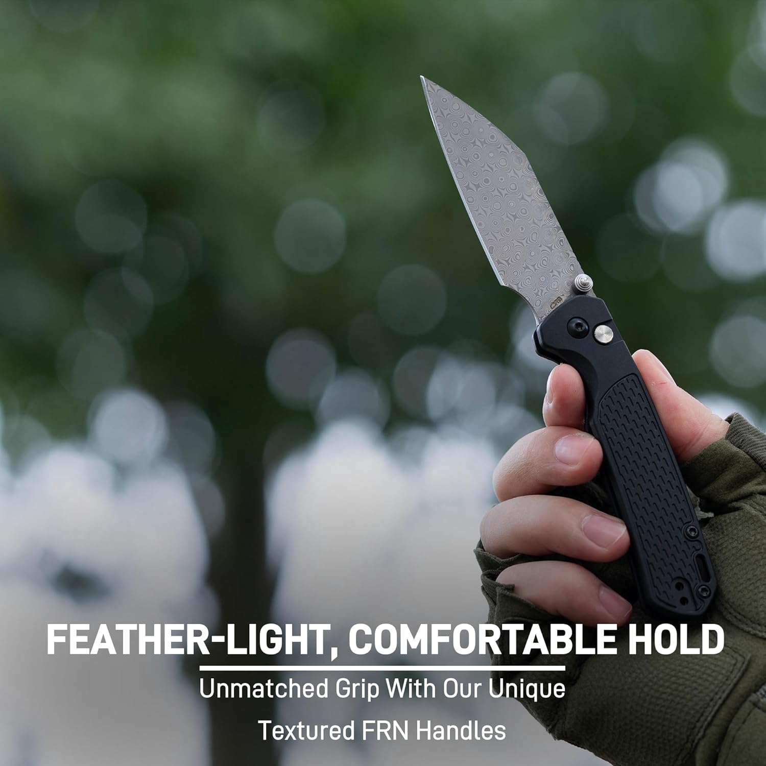 CJRB Pyrite Light J1945 folding knife with FRN handle