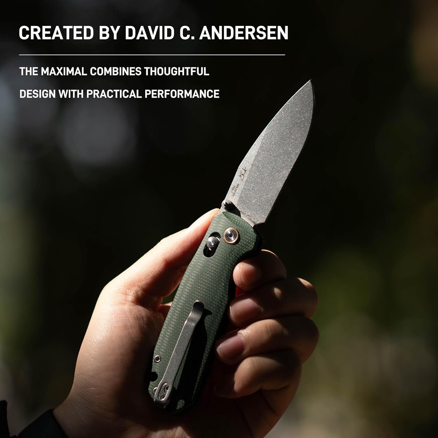 CJRB Maximal J1954-MGN folding knife with Micarta handle