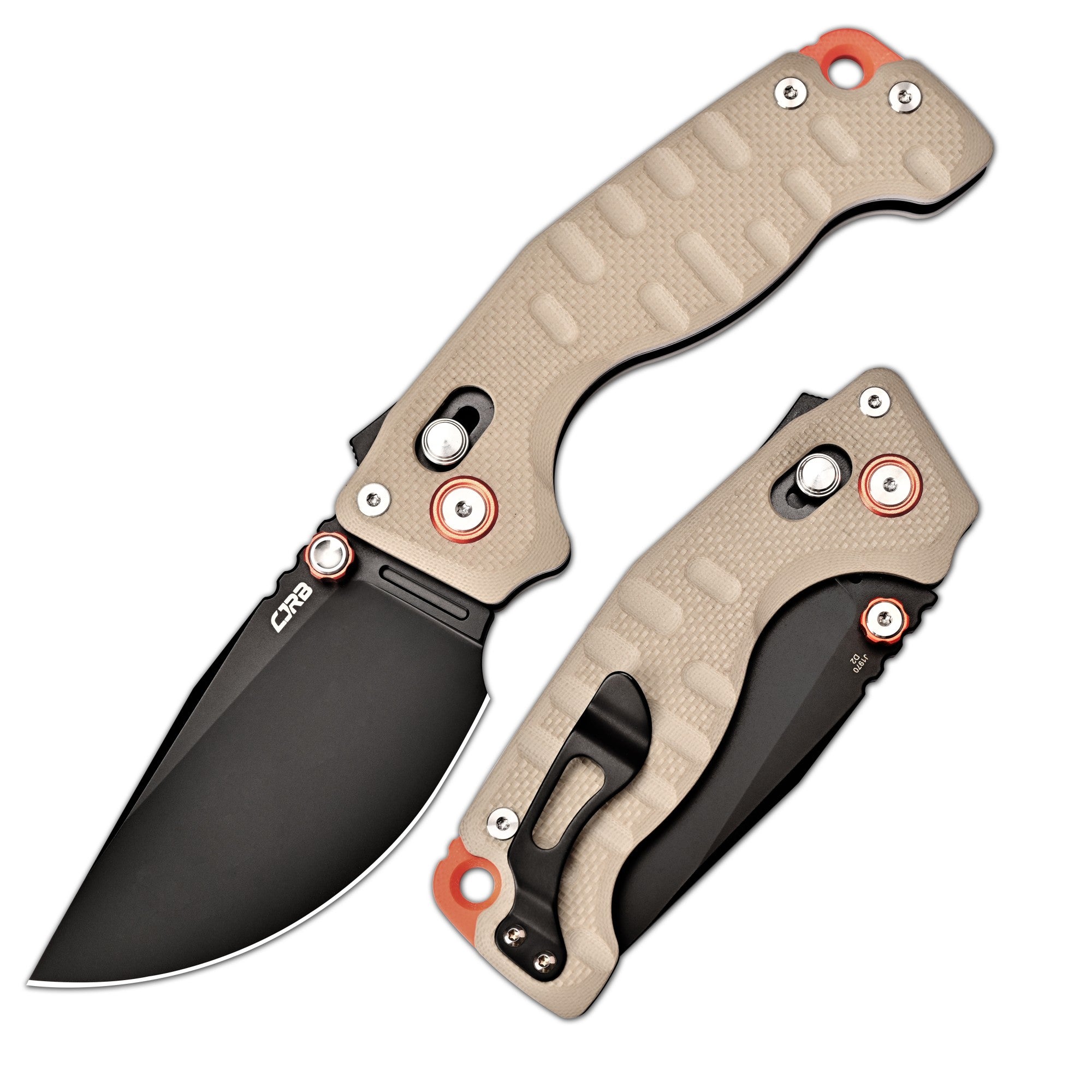 CJRB Doubletap J1970-BDE folding knife product image