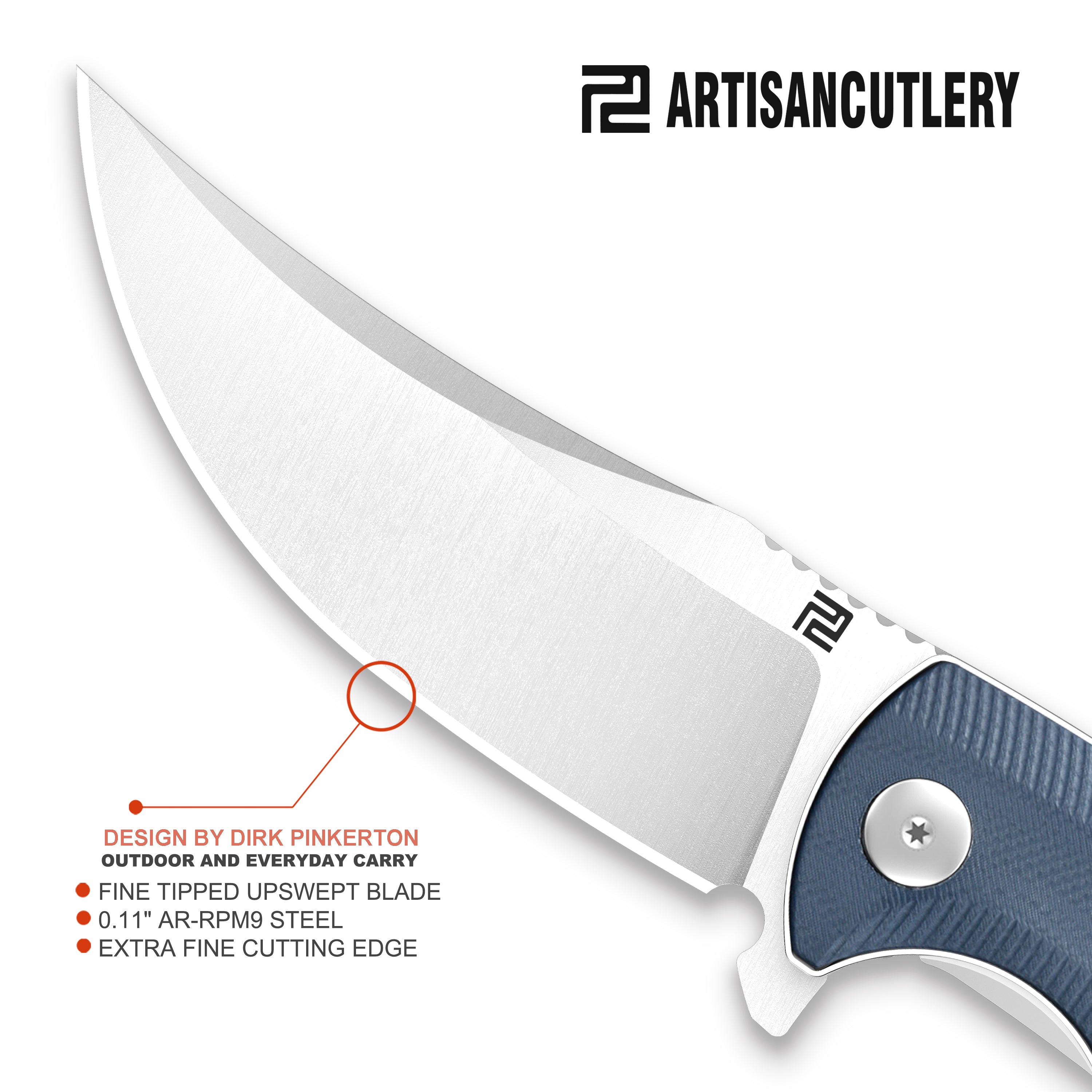 Artisan Cutlery Arroyo 1845P blade profile