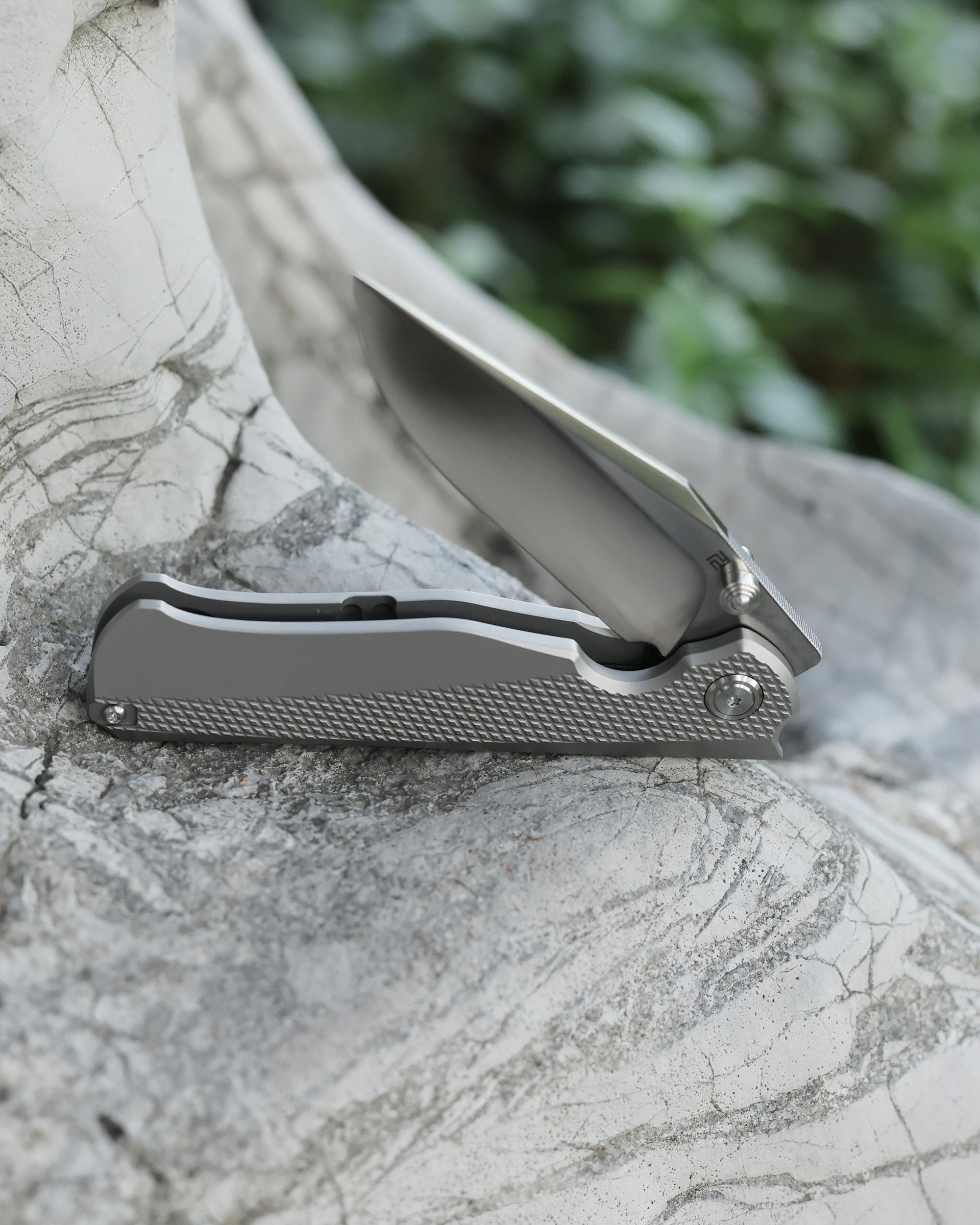 Artisan Cutlery Crusoe ATZ-1869G S90V Blade Titanium Handle Folding Knives