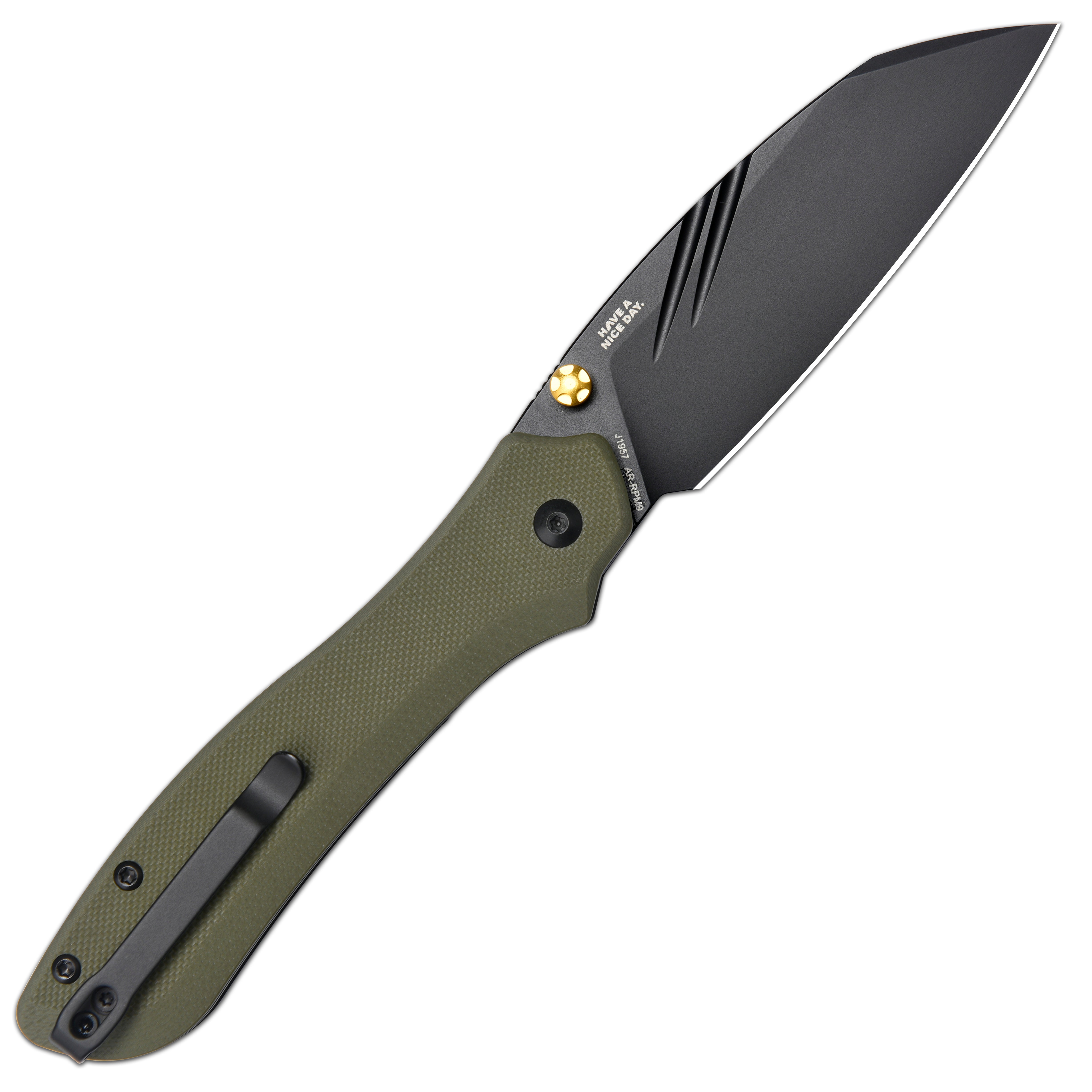 CJRB Fugly J1957 handle close-up