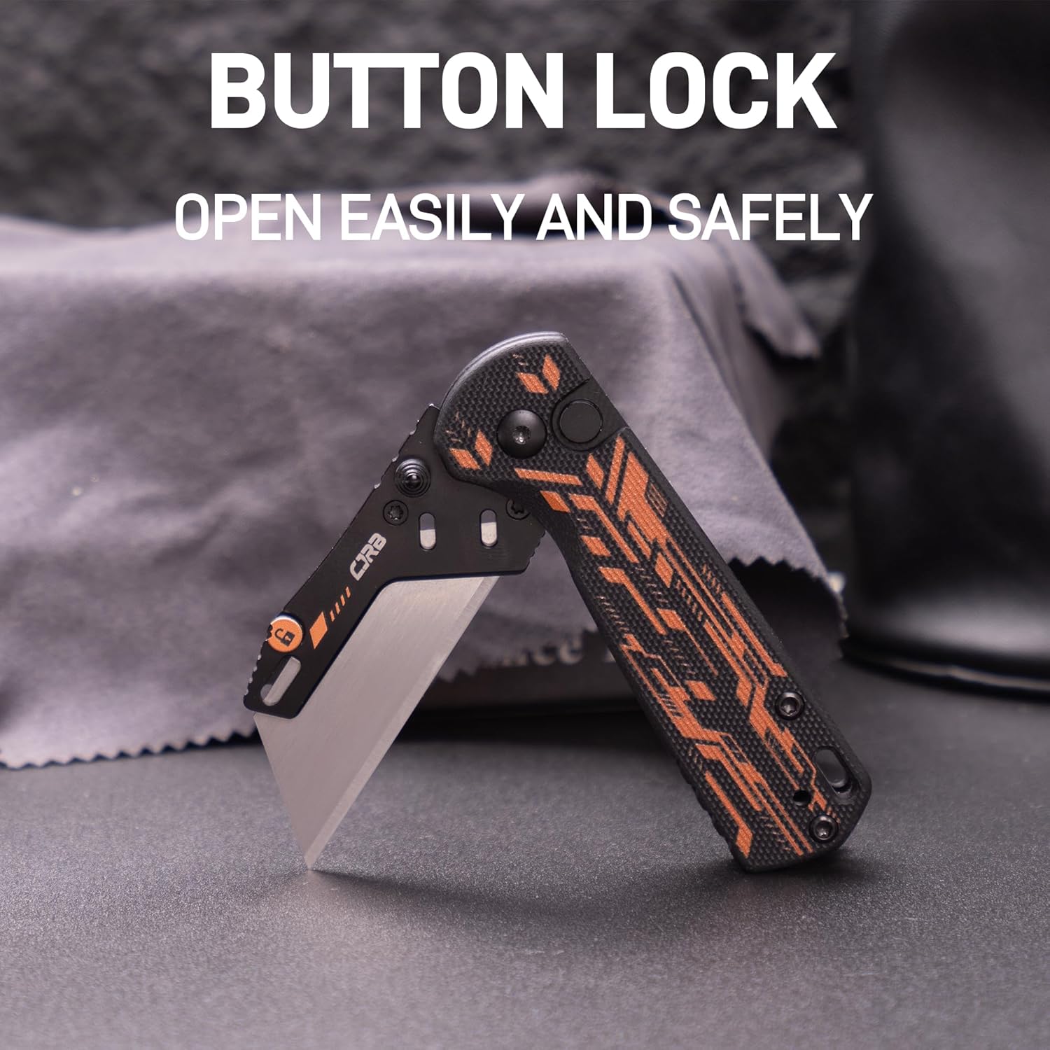 CJRB Boxer J1967 folding knife side view