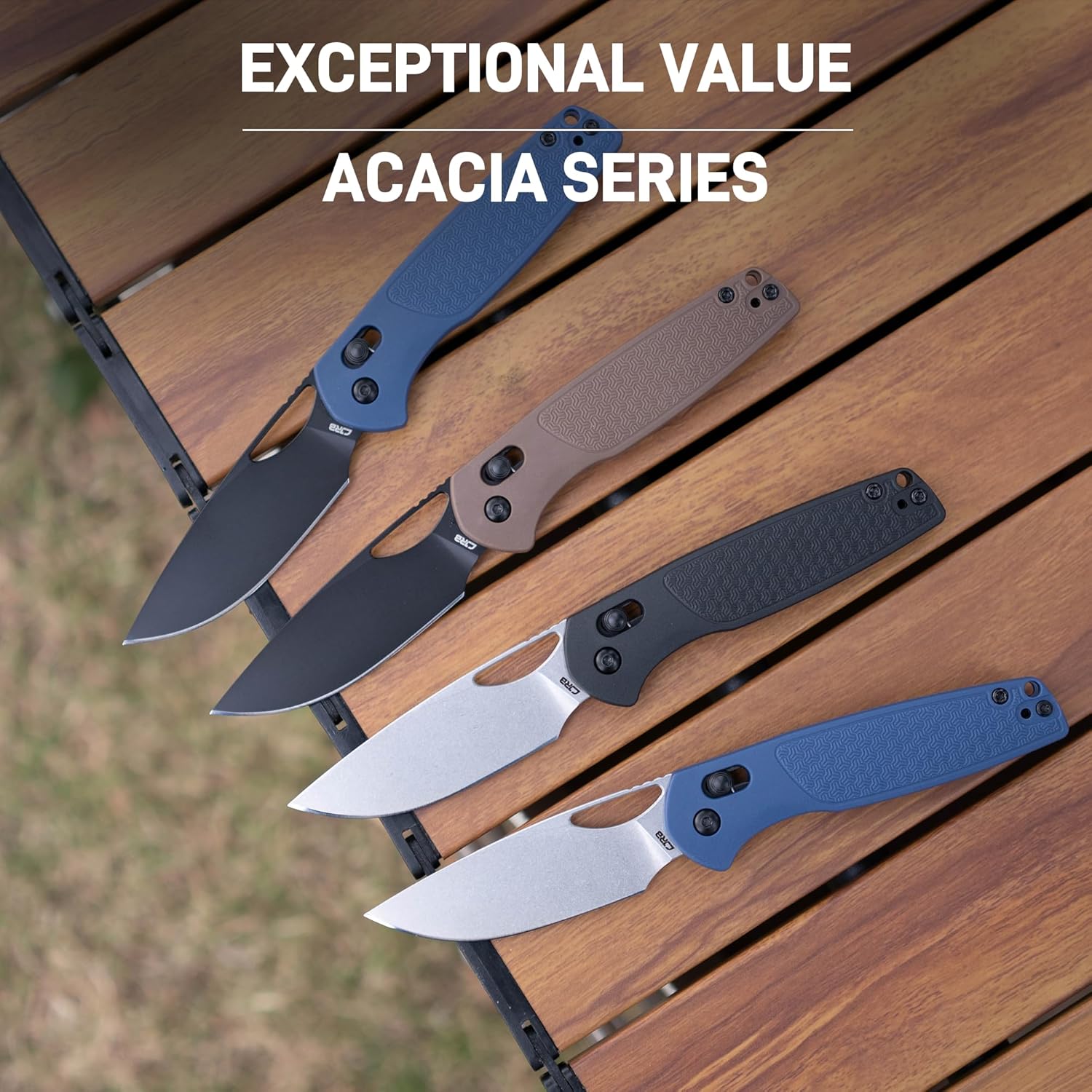 CJRB Acacia J1952 folding knife side view