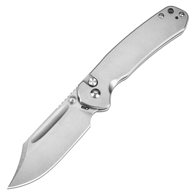 CJRB Bowie Pyrite J1942-ST folding knife with AR-RPM9 stone wash blade