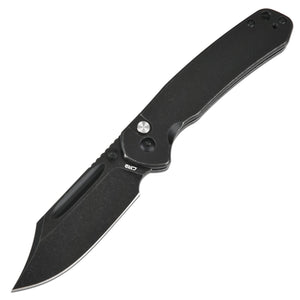 CJRB Bowie Pyrite J1942-BST folding knife with AR-RPM9 stone wash blade