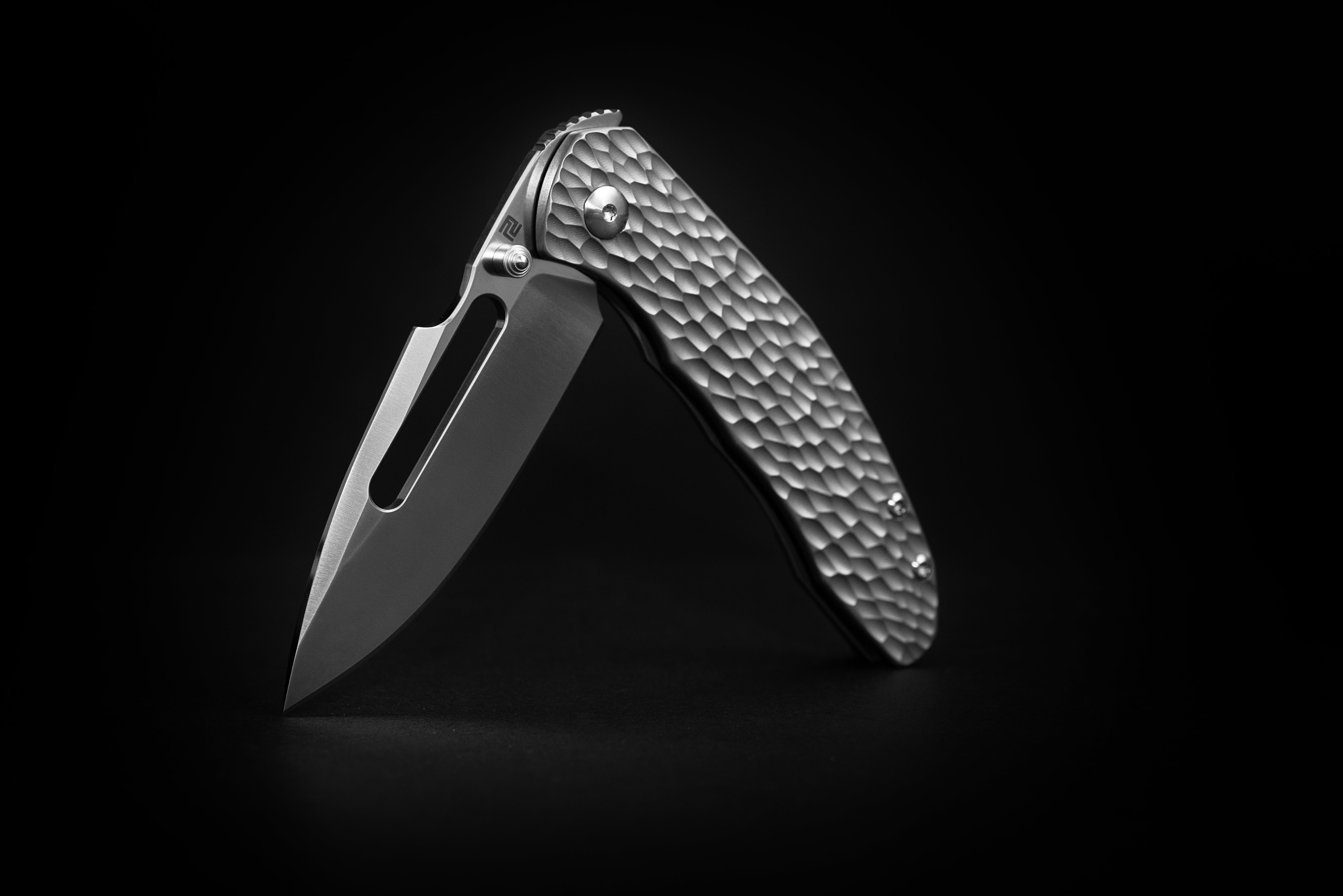 Building The Boa The folding knife side view