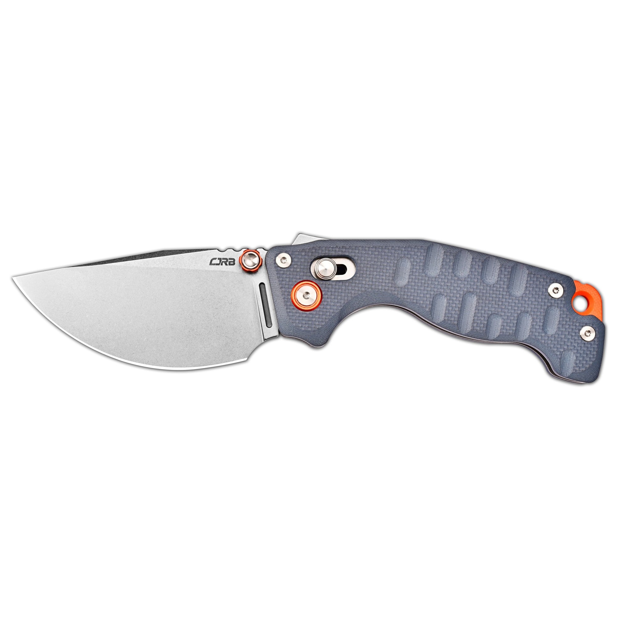 CJRB Doubletap Thumb Stud & Recoil Lock V2 Tatical Knife Blue G10 Handle(3.86'' D2 Stone Wash Blade) J1970-BU