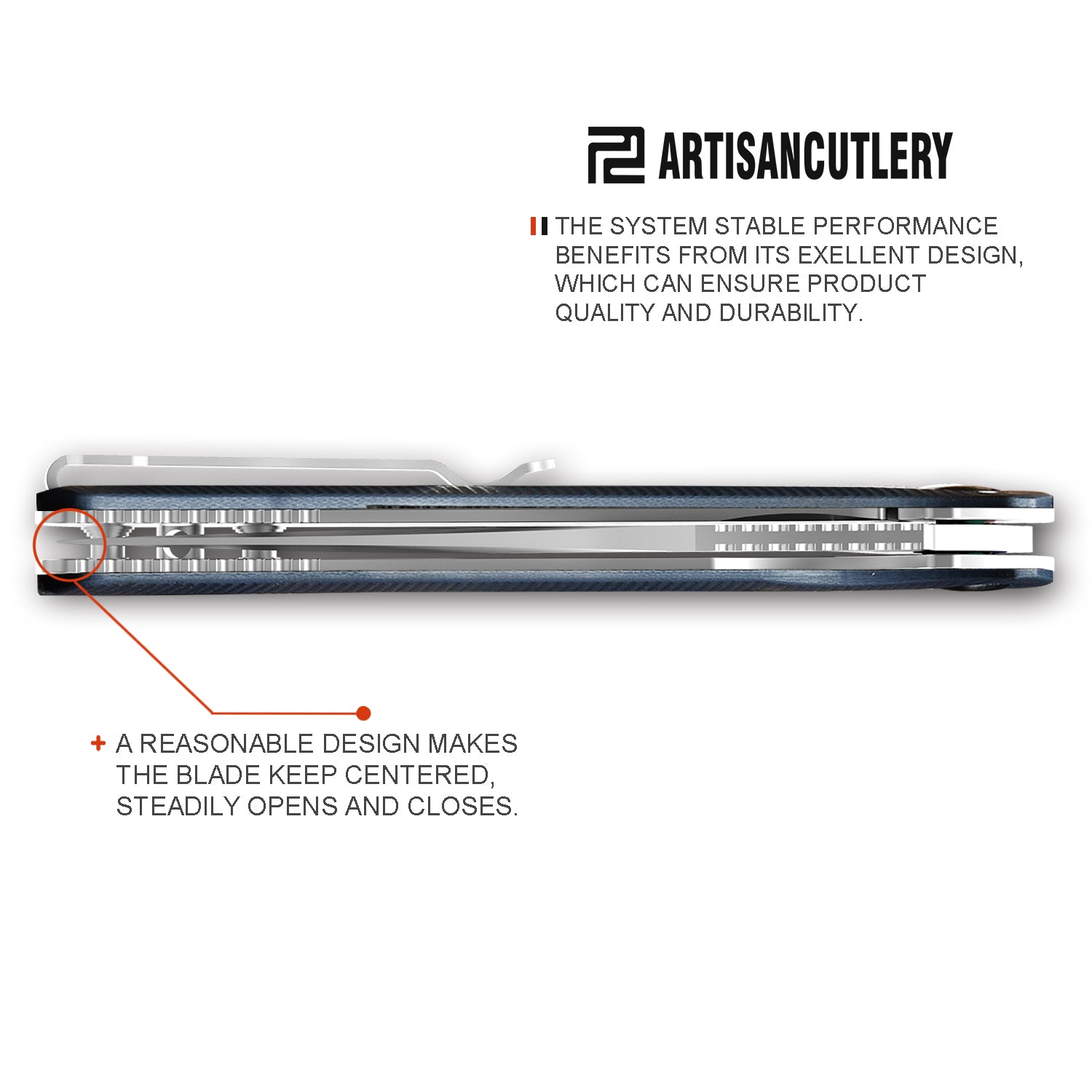 Artisan Cutlery Arroyo 1845P folding knife product image