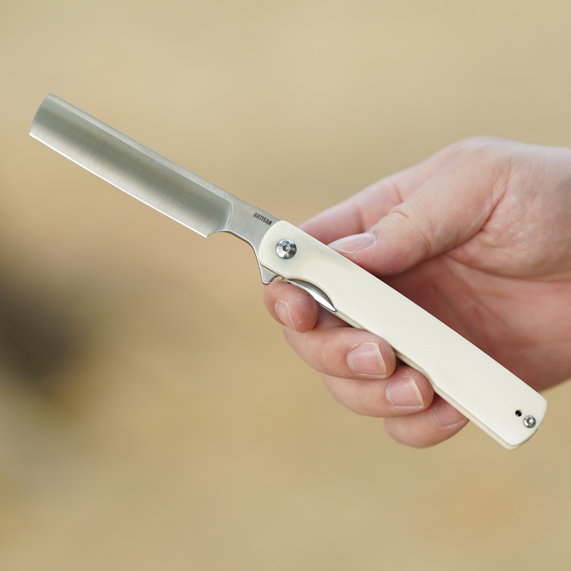 Artisan Cutlery Orthodox V2 1883G-BB blade detail