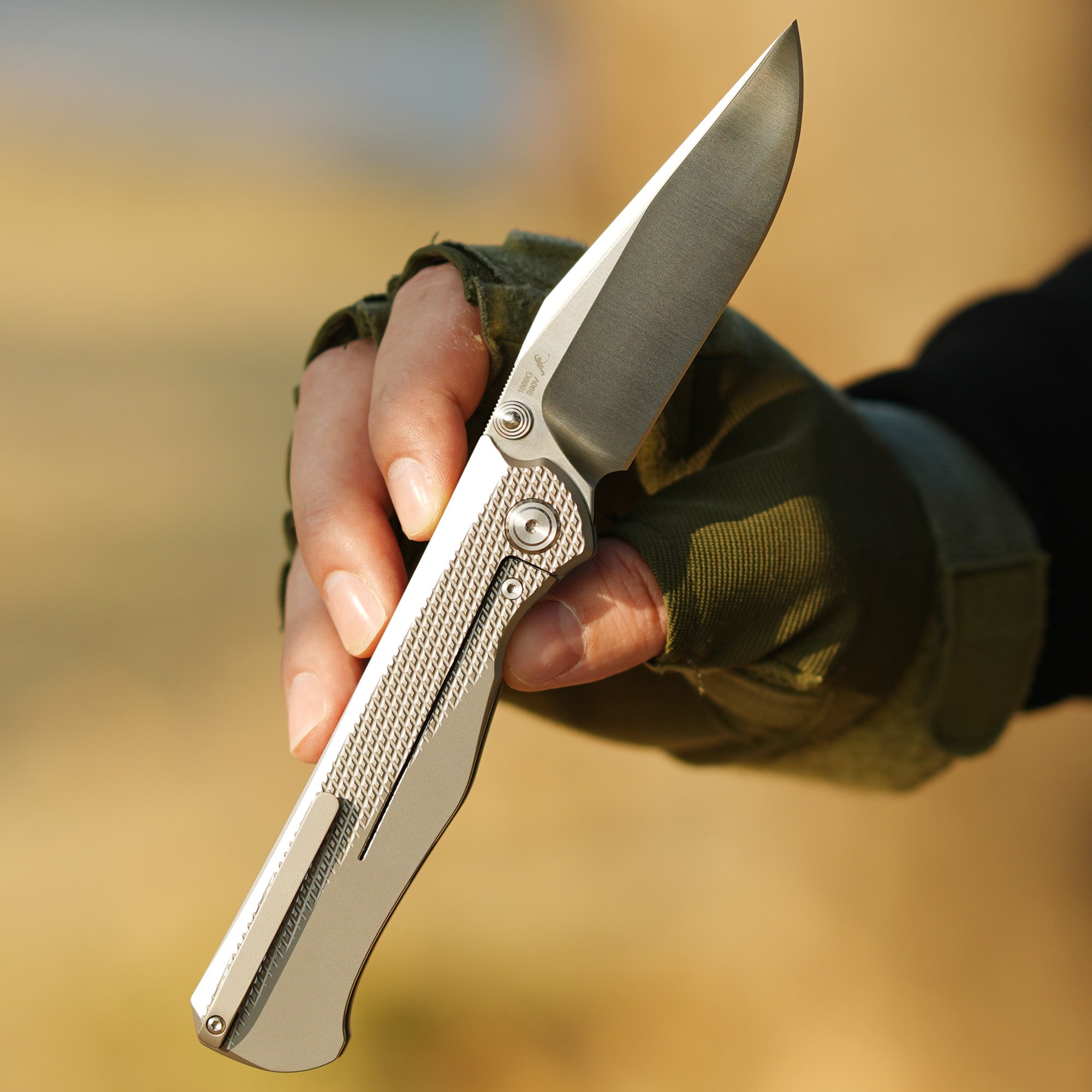 Artisan Cutlery Crusoe ATZ-1869G blade detail