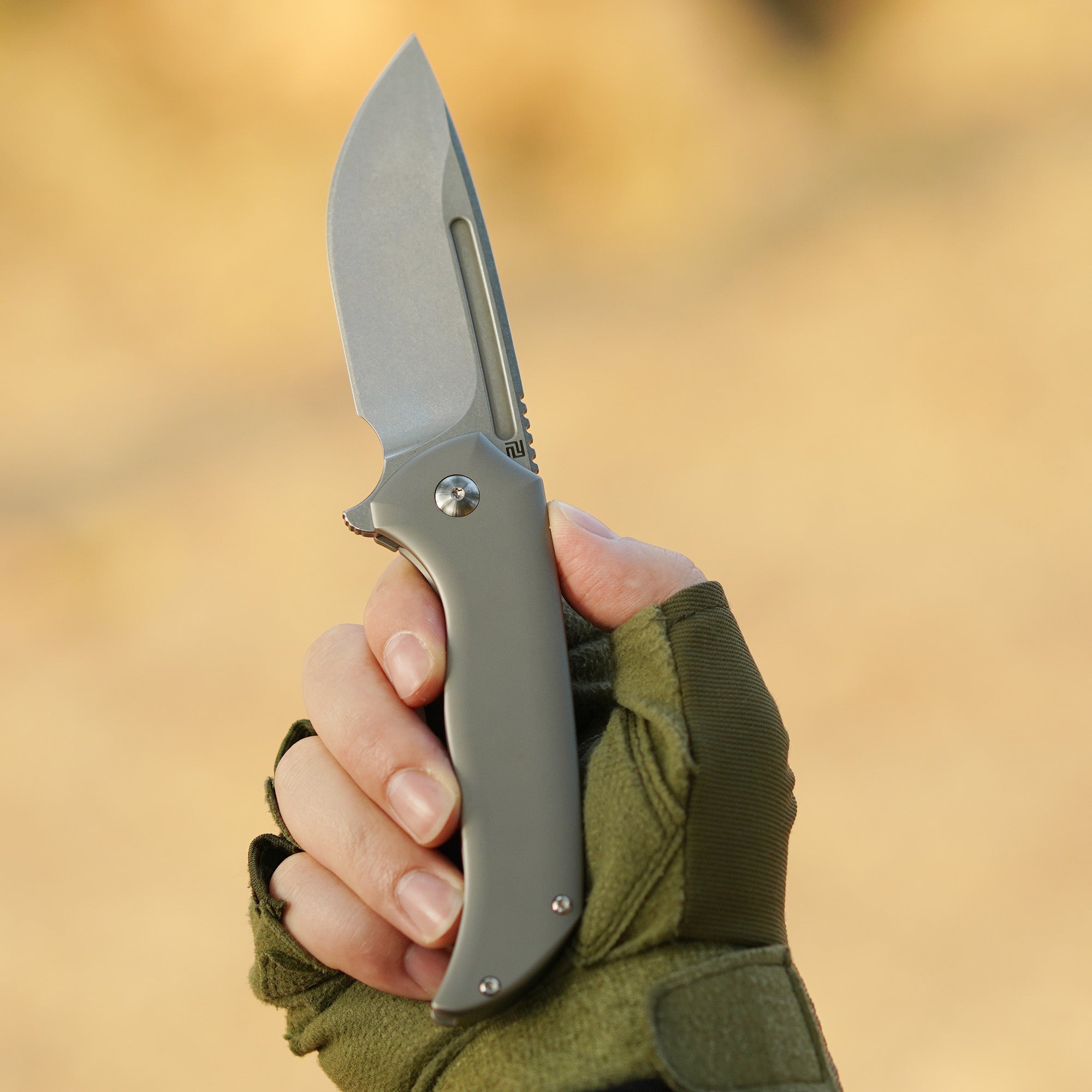 Artisan Cutlery Trux ATZ-1861G blade detail