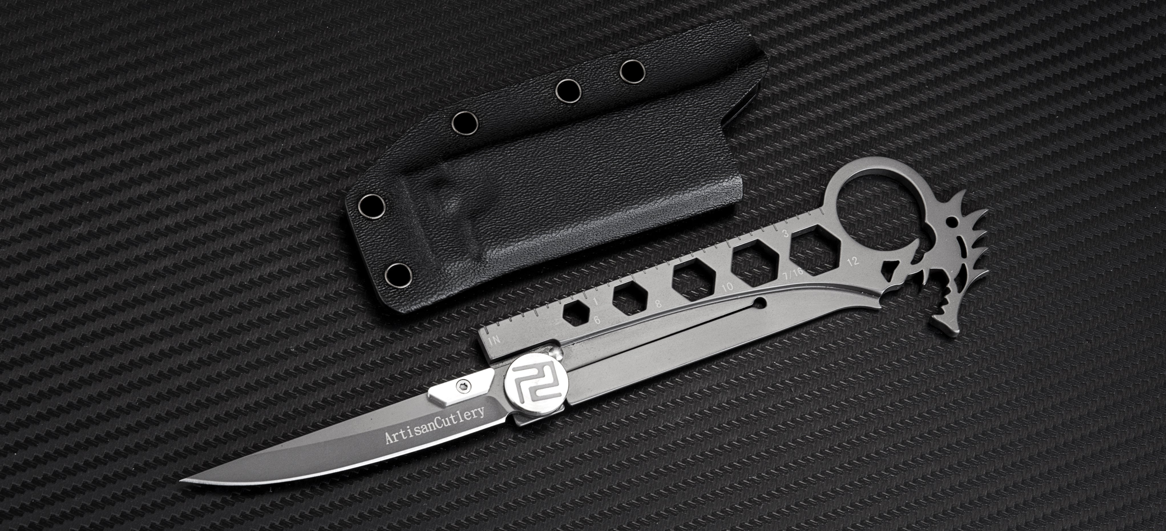 Artisan Cutlery Dragon ATG 1606 knife detail