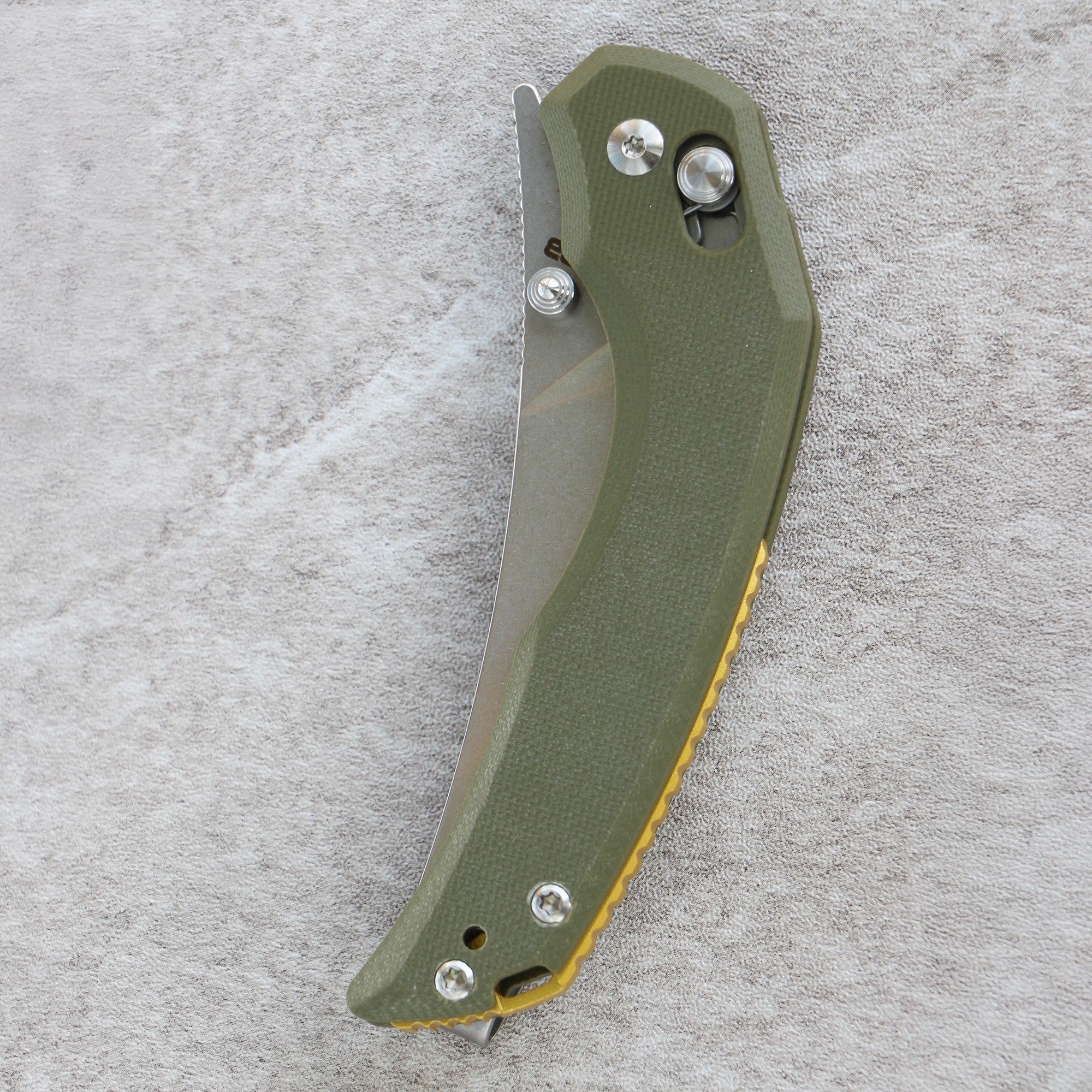 CJRB Nanner J1955 folding knife detail view