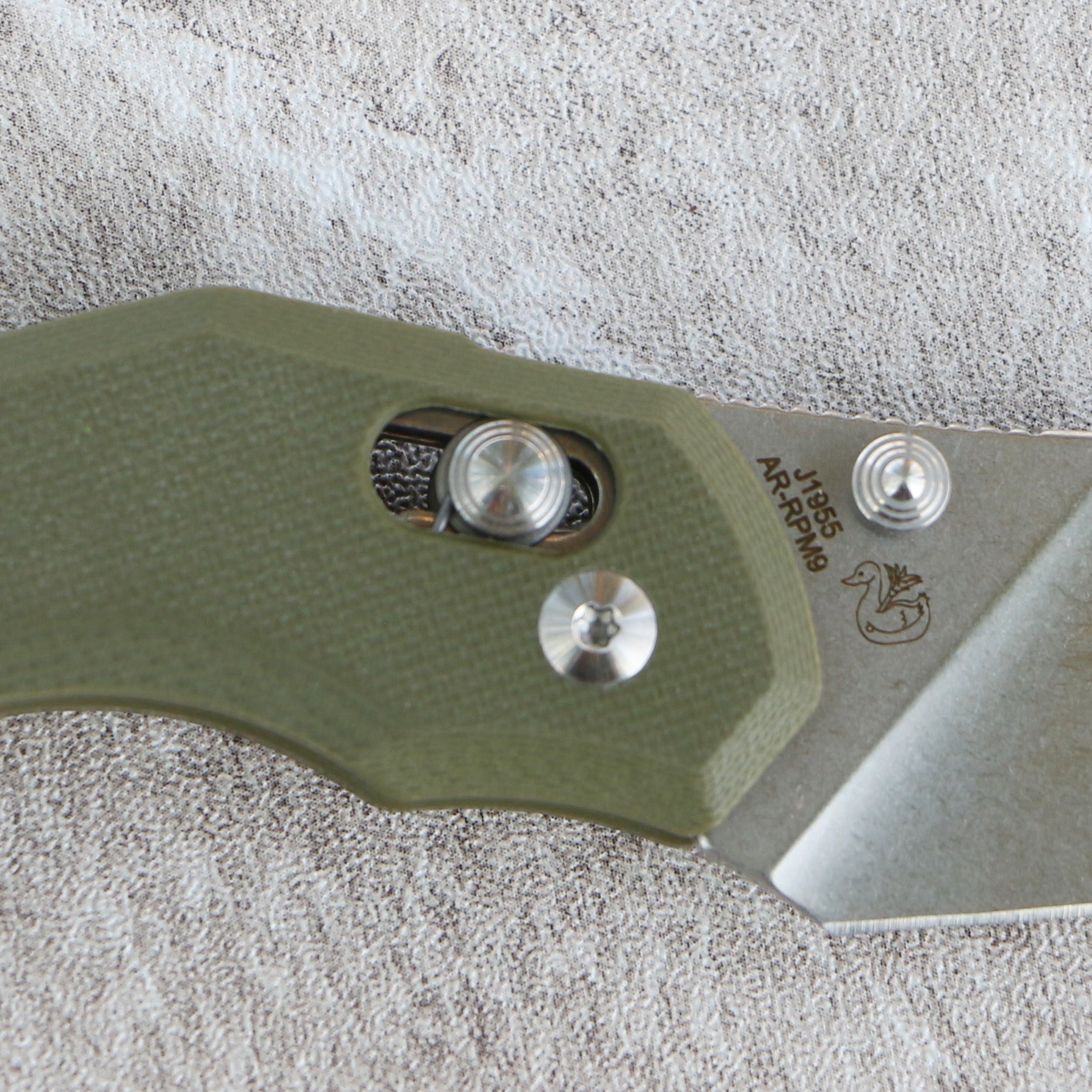 CJRB Nanner J1955 handle close-up