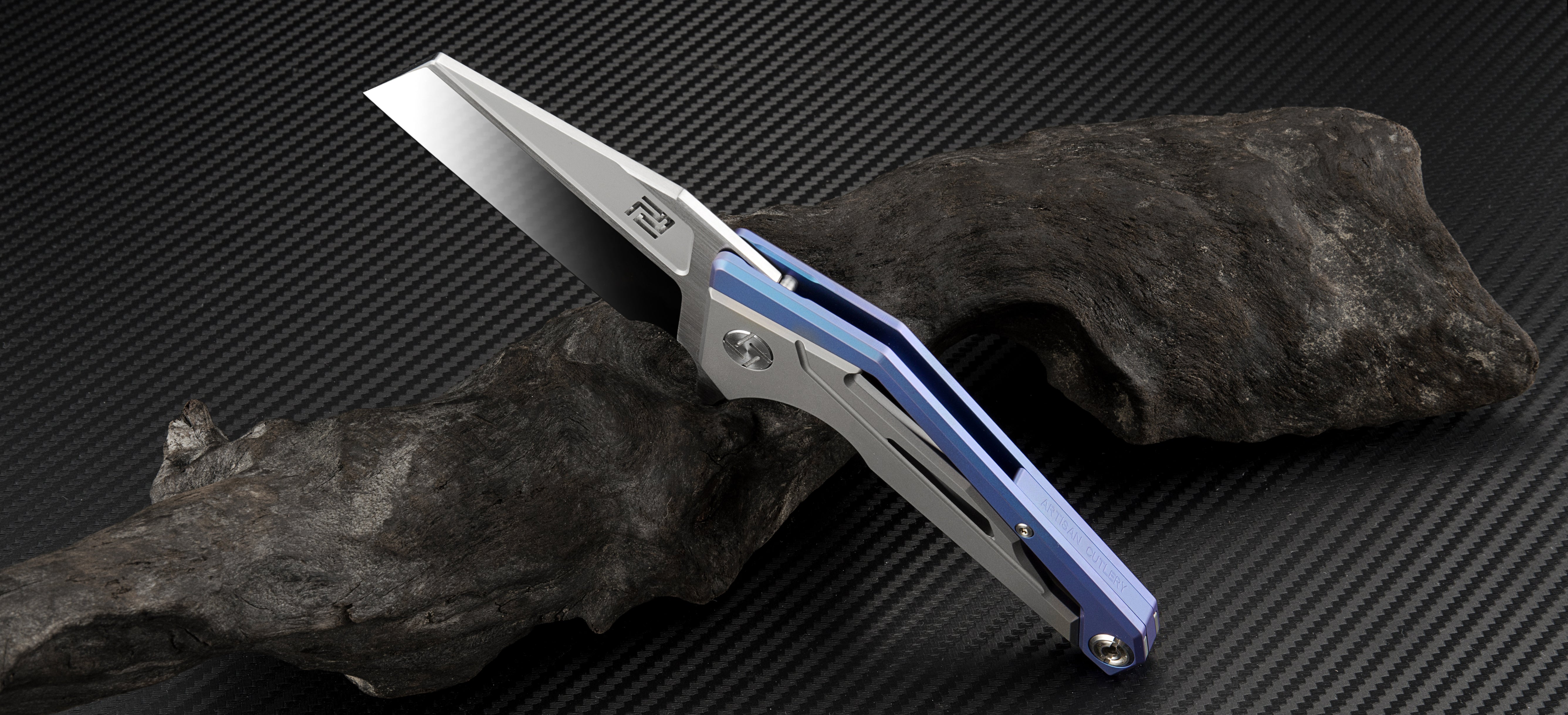 Artisan Cutlery Ravine 1819G blade detail