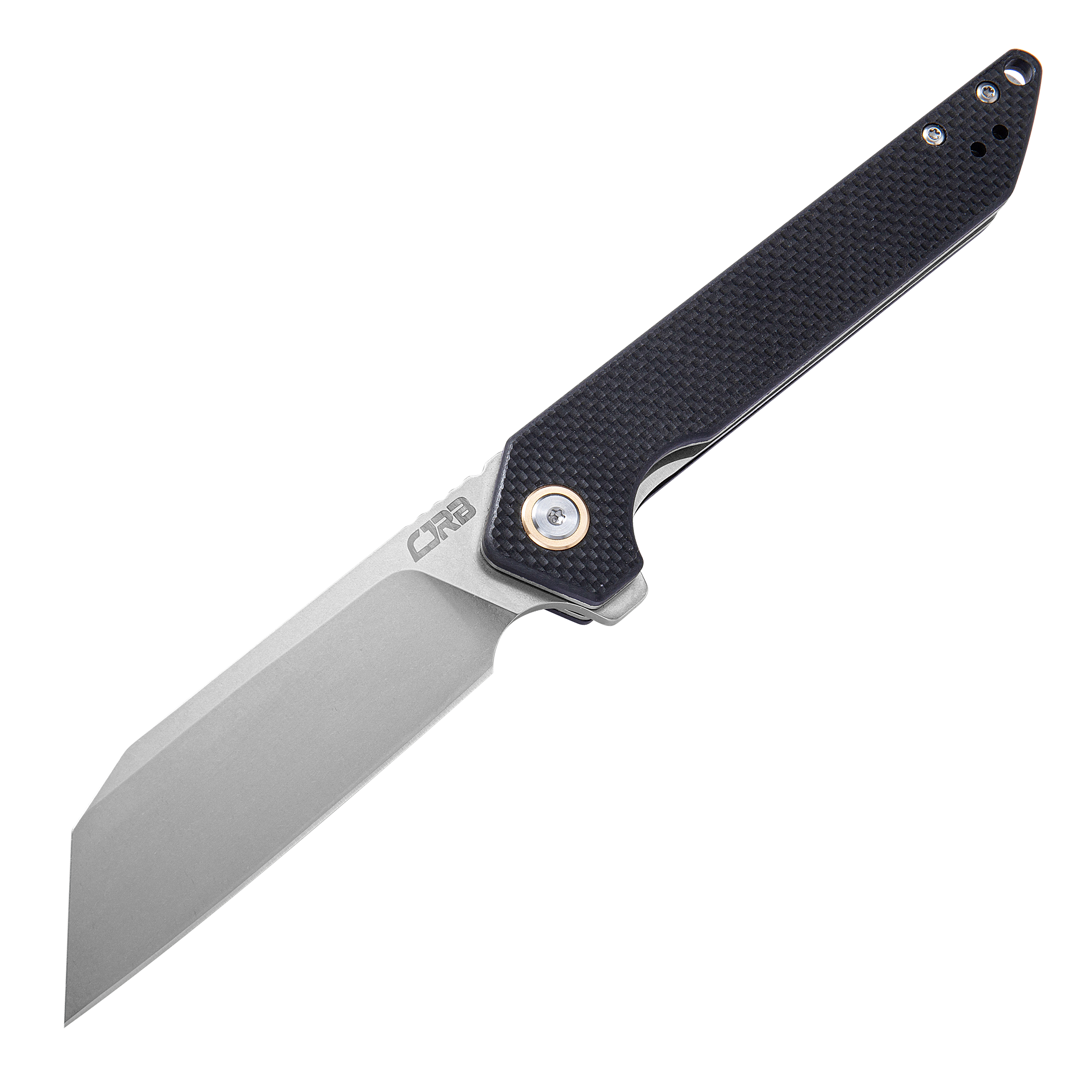 CJRB Rampart J1907-BKF folding knife with AR-RPM9 blade