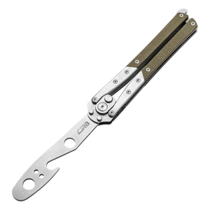 CJRB Kinetic Flip J1908-GN folding knife with steel blade