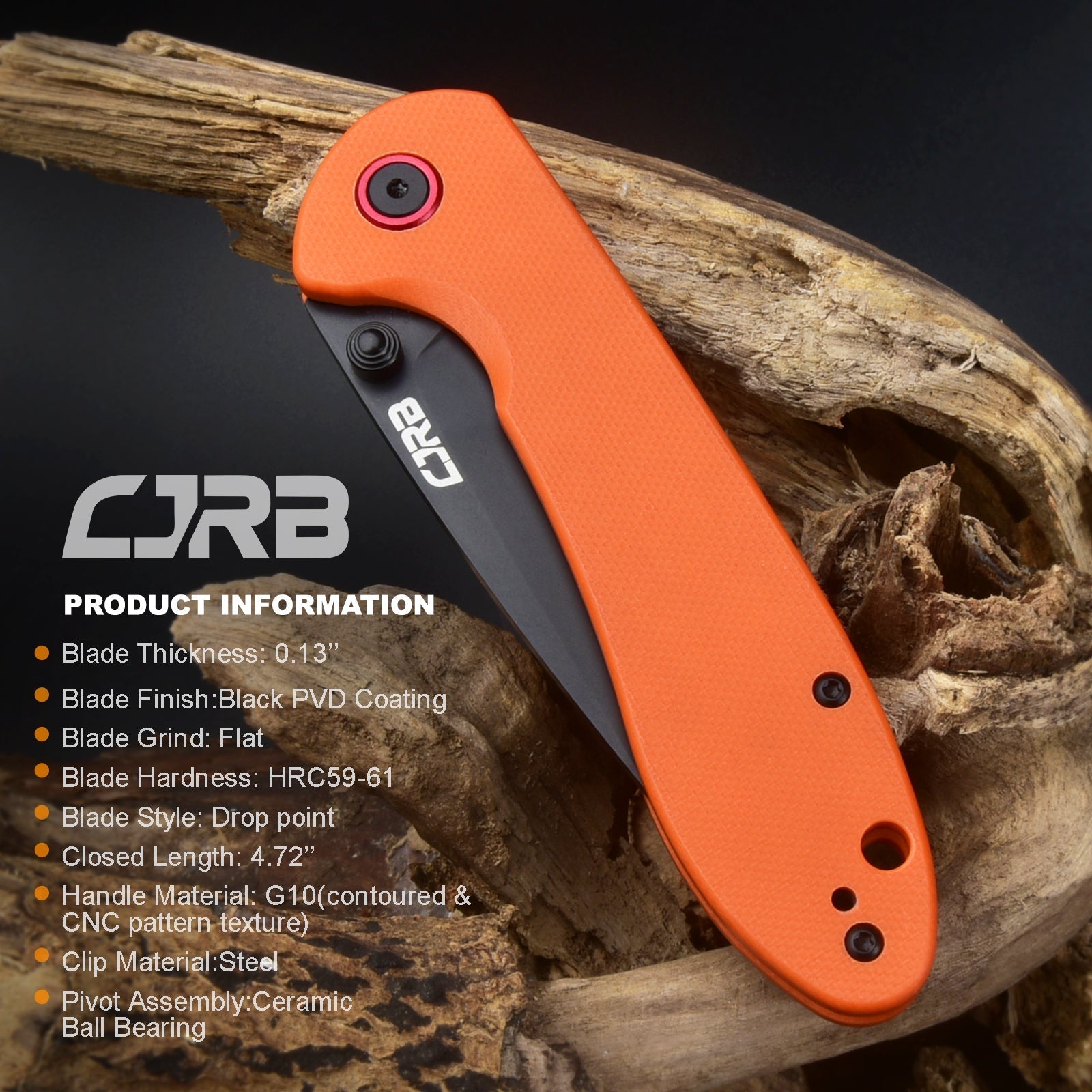 CJRB Feldspar J1912-BOE handle close-up
