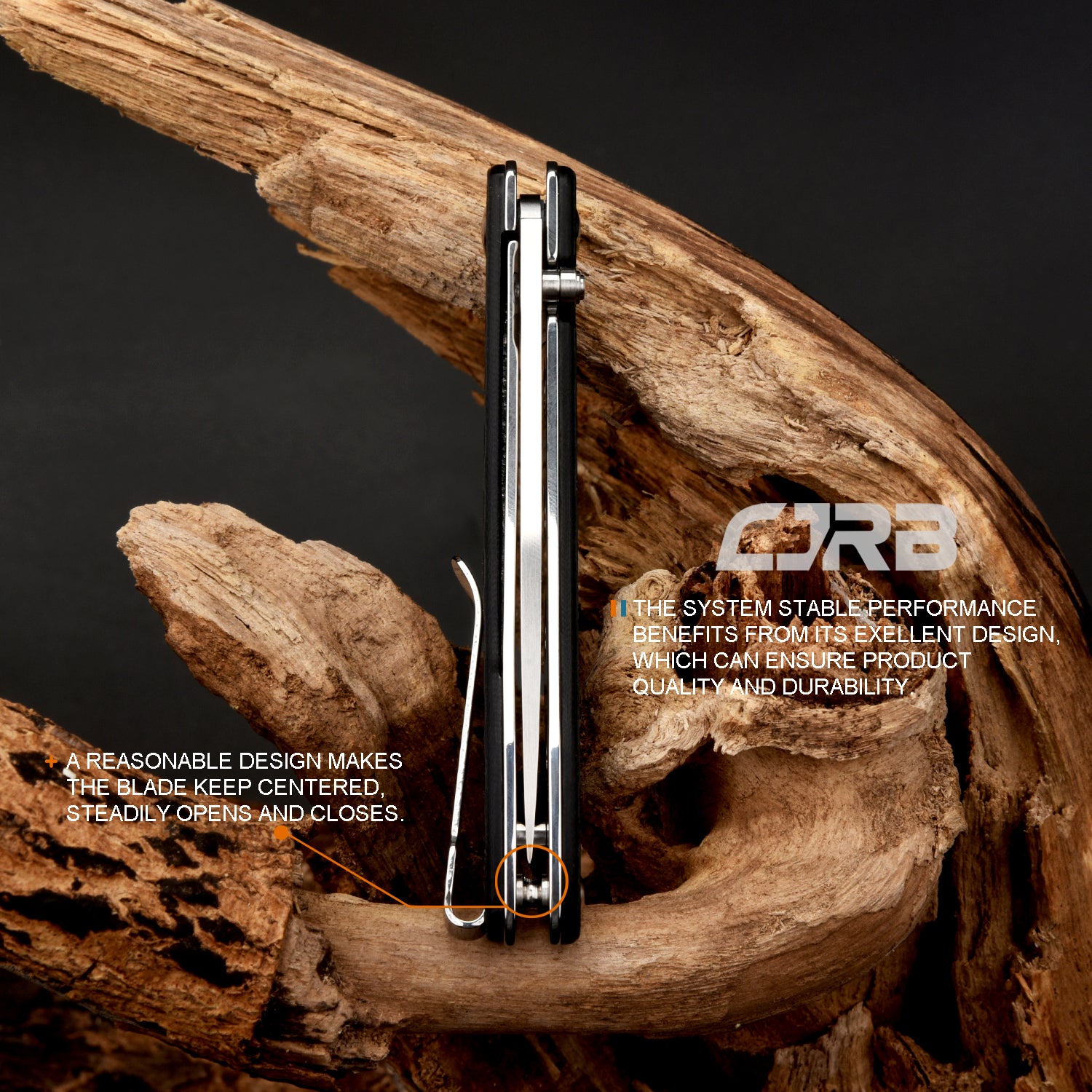 CJRB Ria J1917 knife detail