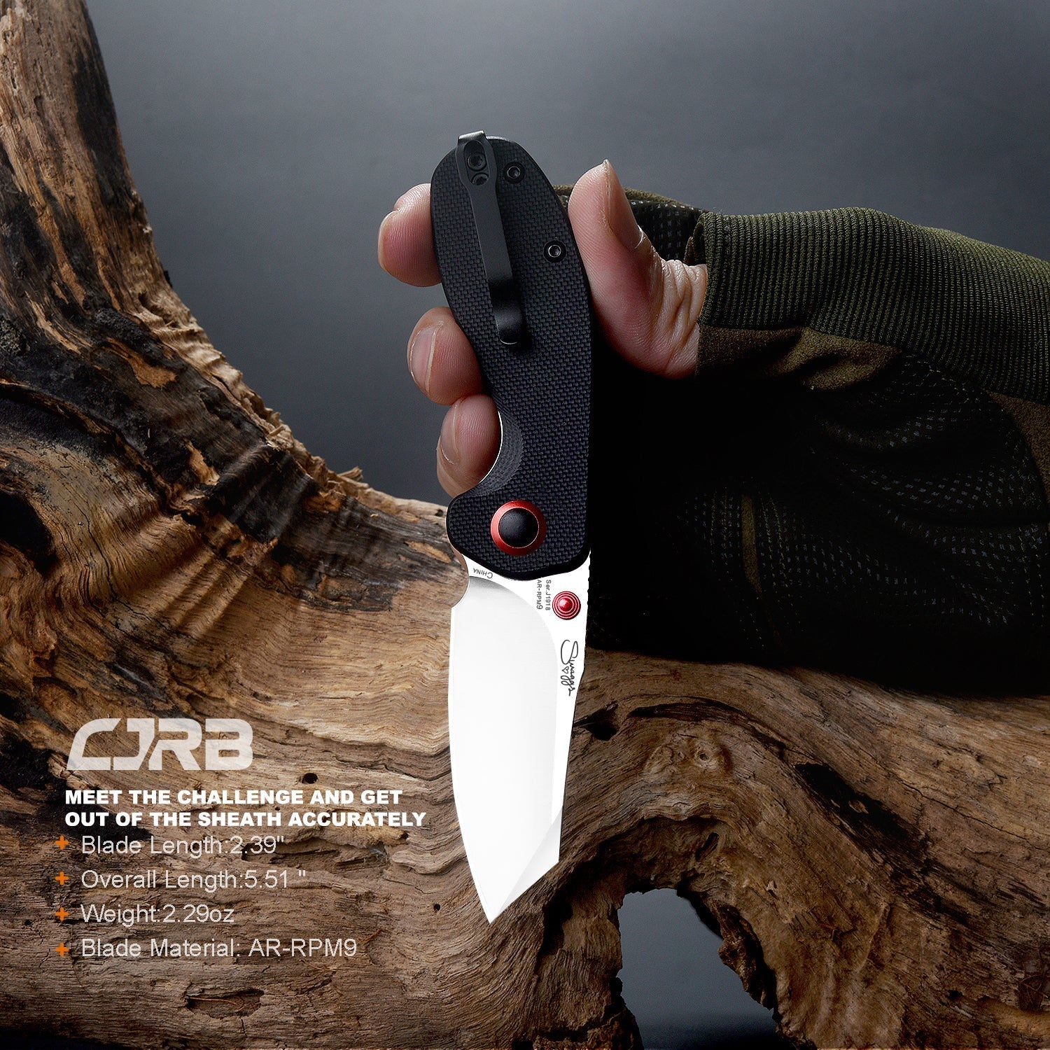 CJRB Maileah J1918-BKF blade profile