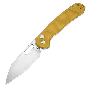 CJRB Pyrite Alt Wharncliffe J1925A folding knife with AR-RPM9 blade