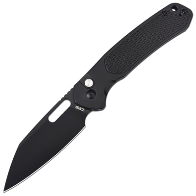CJRB Large Pyrite Alt folding knife with AR-SFII black PVD blade