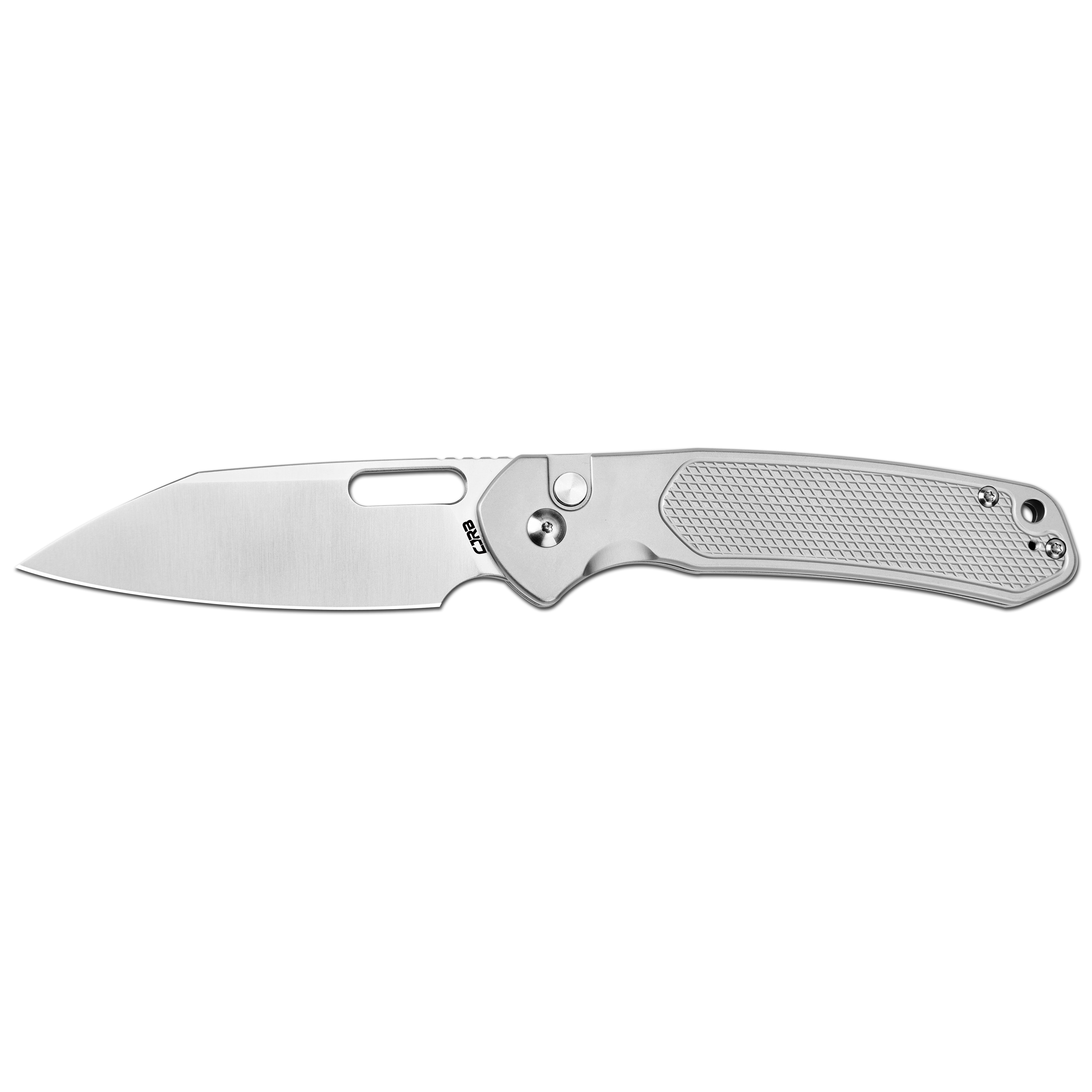 CJRB Large Pyrite Alt folding knife side view