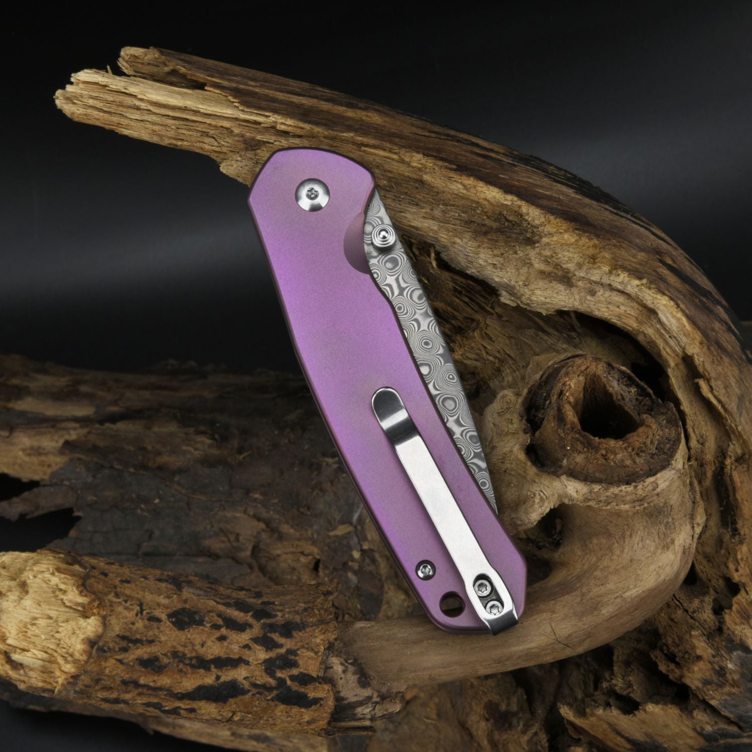 CJRB Pyrite J1925T-RE folding knife side view