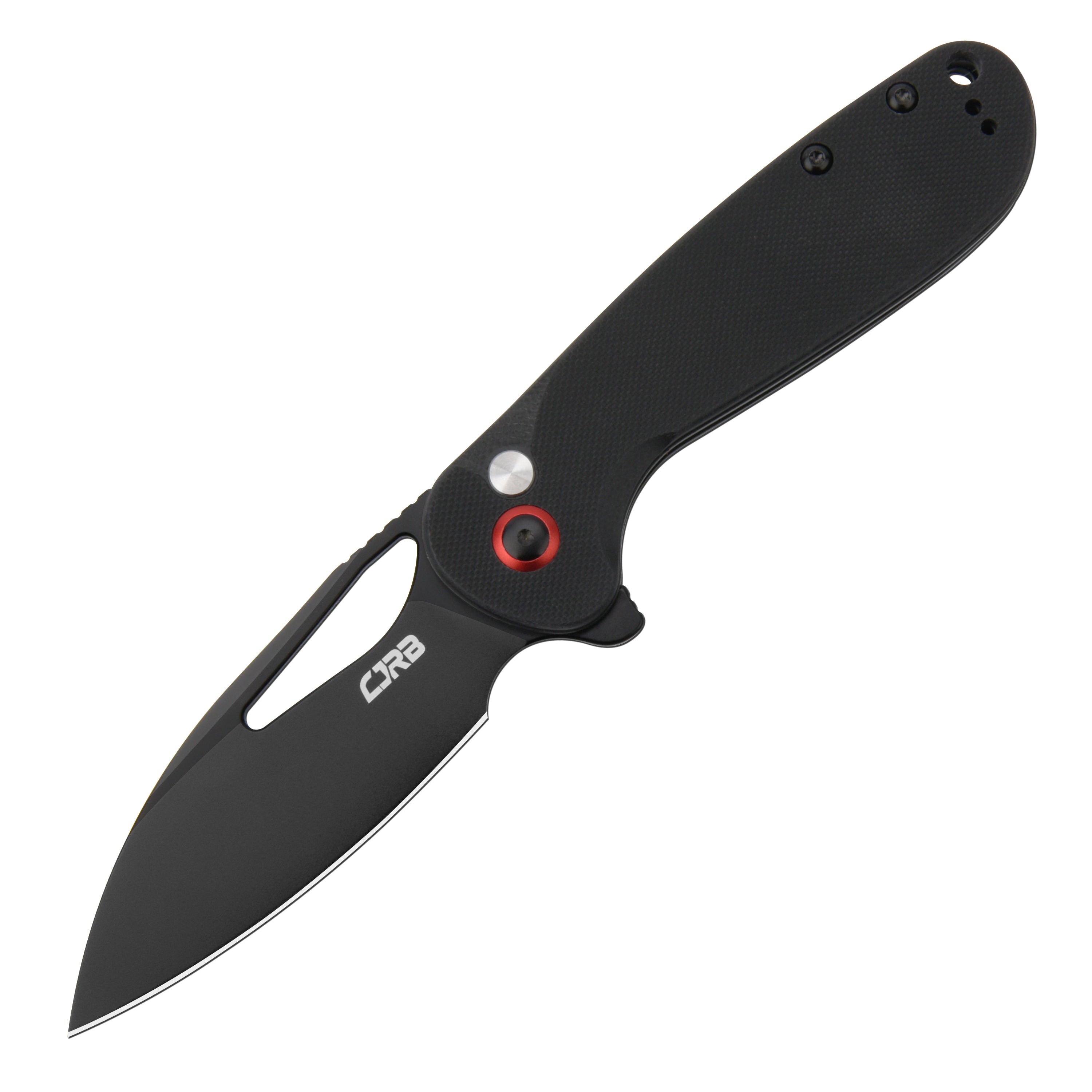 CJRB Lago J1926-DE folding knife with AR-RPM9 black PVD blade