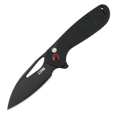 CJRB Lago J1926-DE folding knife with AR-RPM9 black PVD blade