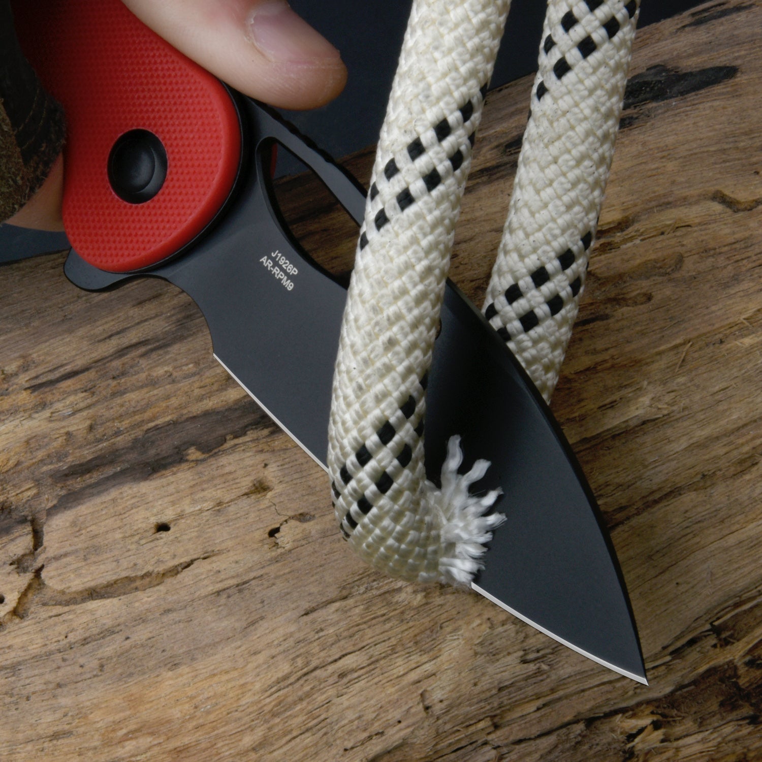 CJRB Lago J1926-BRE knife detail