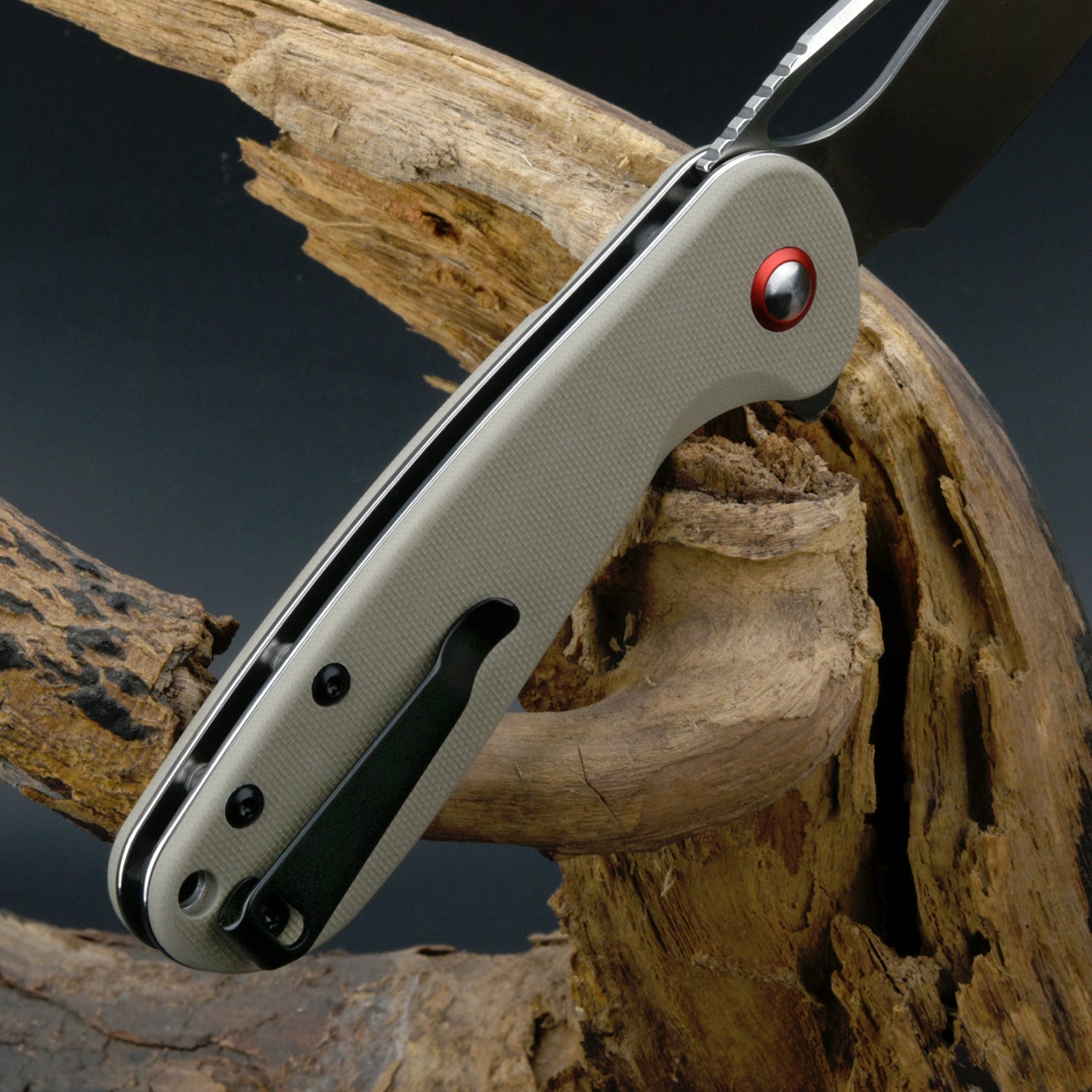 CJRB Lago J1926-DE knife detail