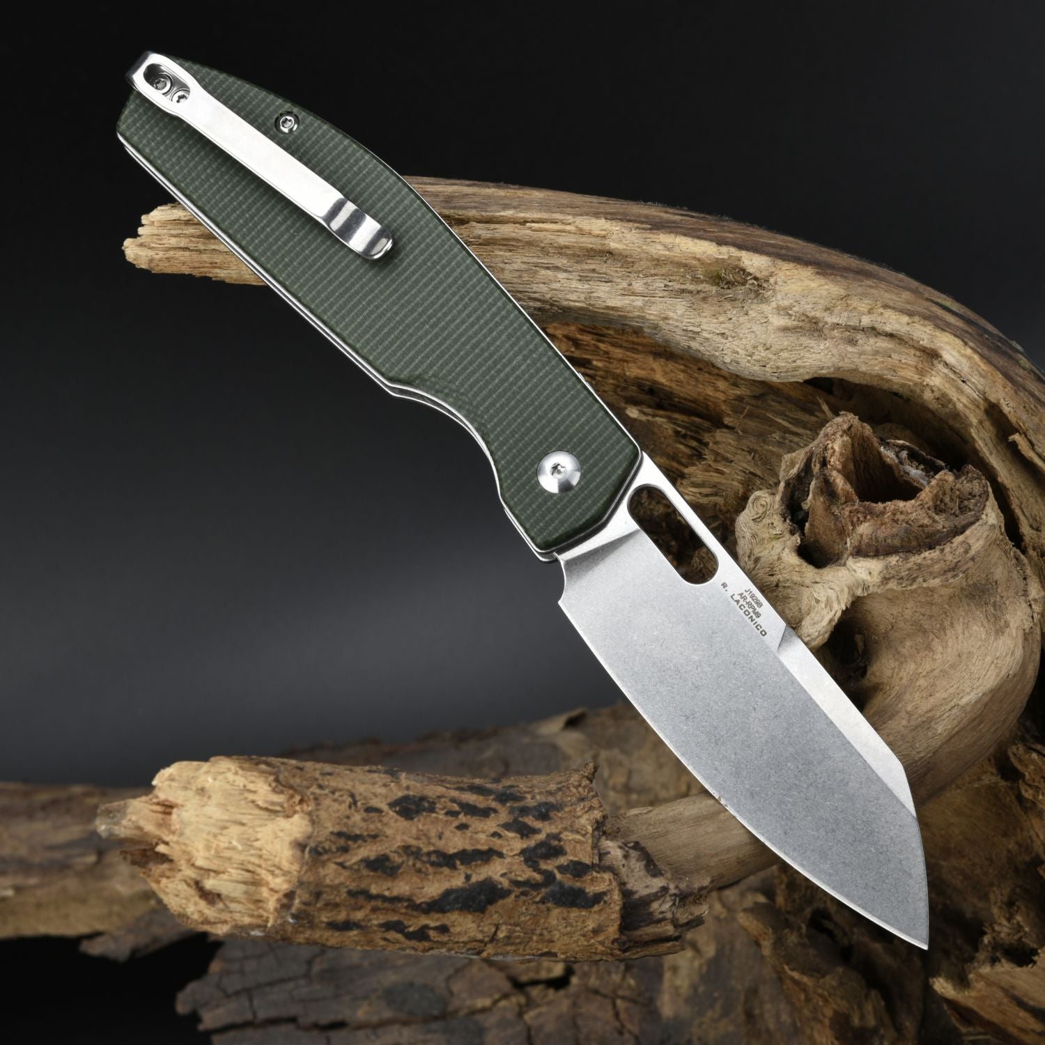 CJRB Ekko J1929B-MGN handle detail