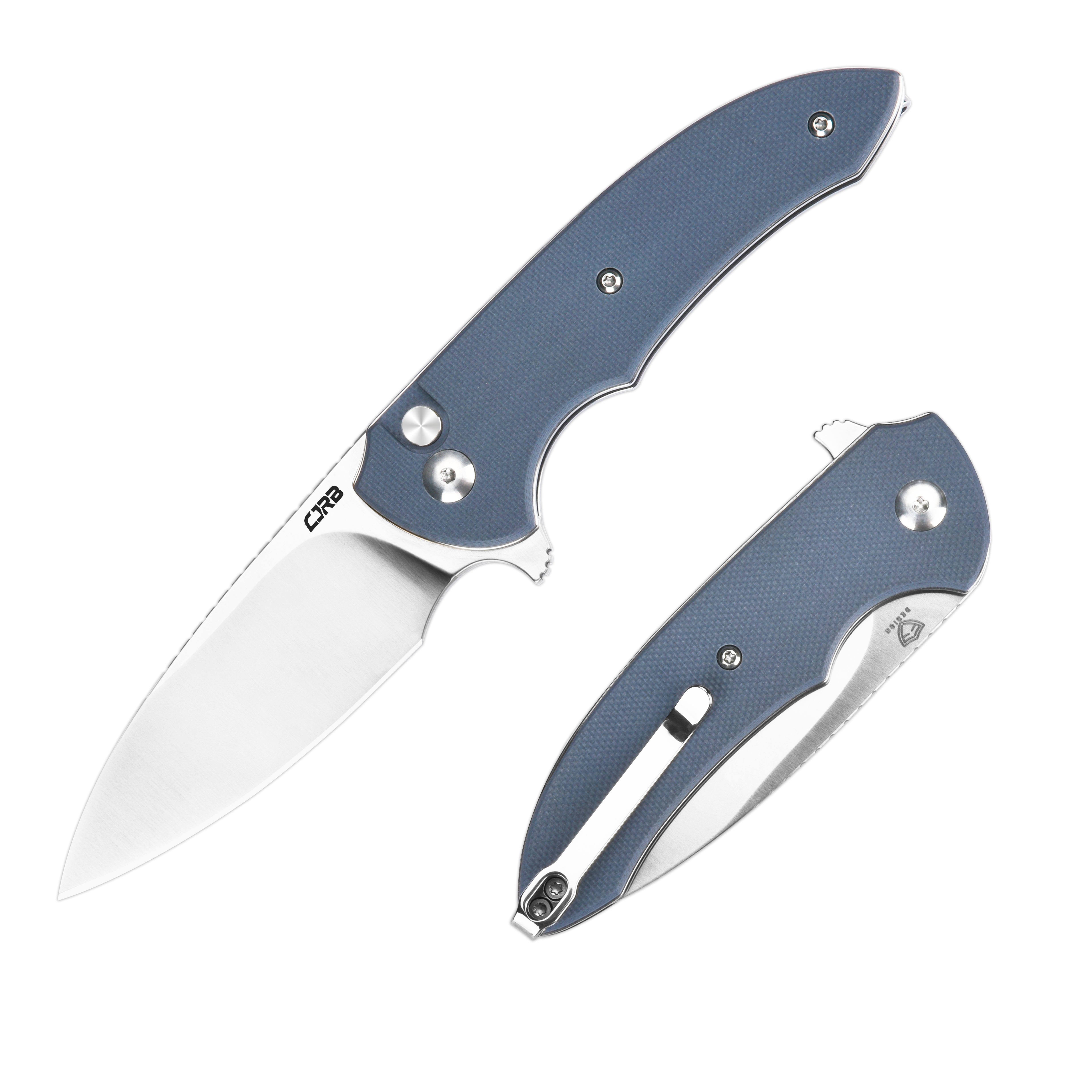 CJRB Space Cowboy J1930-GY folding knife with grey G10 handle